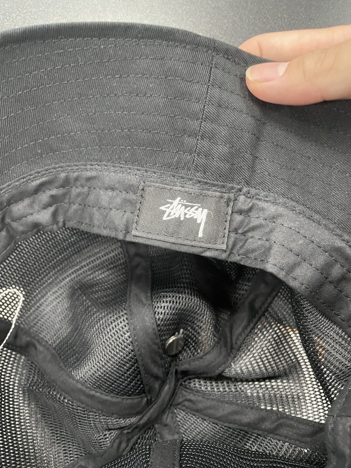 【STUSSY】Mesh Crown Bell Bucket Hat Stussy Mesh Crown Bell Bucket Hat Black | eBay