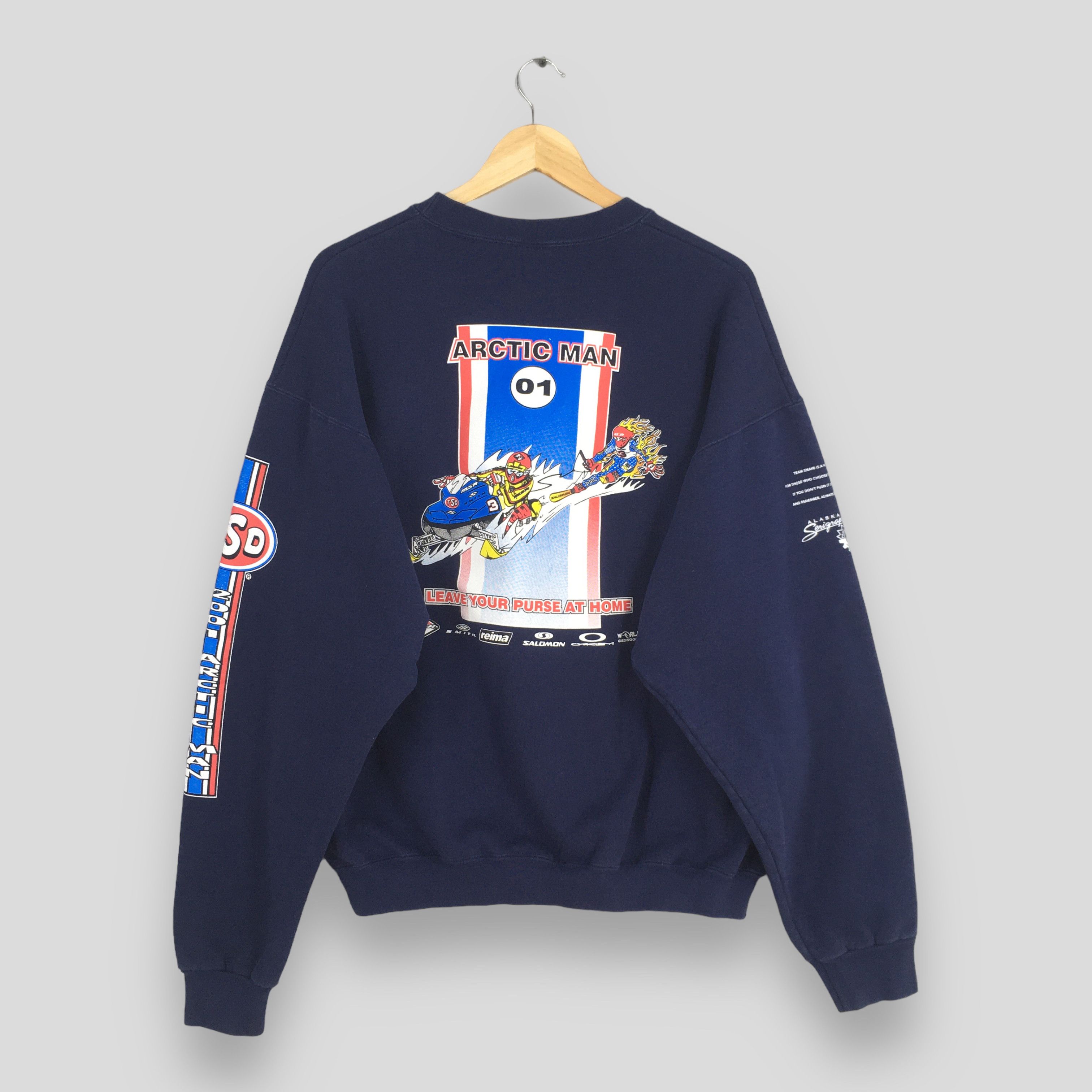 Vintage Vintage Team Snake Design TSD Snowmobile Sweatshirt XLarge Size US XL / EU 56 / 4 - 8 Thumbnail