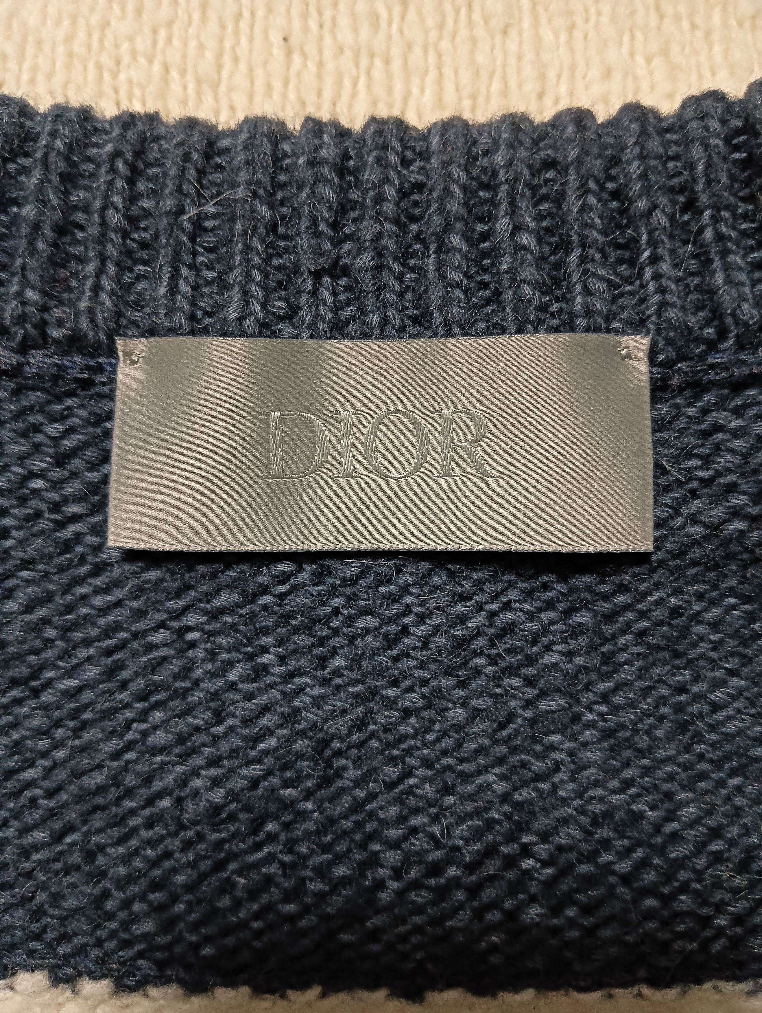 DENIM TEARS × Dior 'Dior Tears' Sleeveless Sweater Size US XL / EU 56 / 4 - 4 Thumbnail