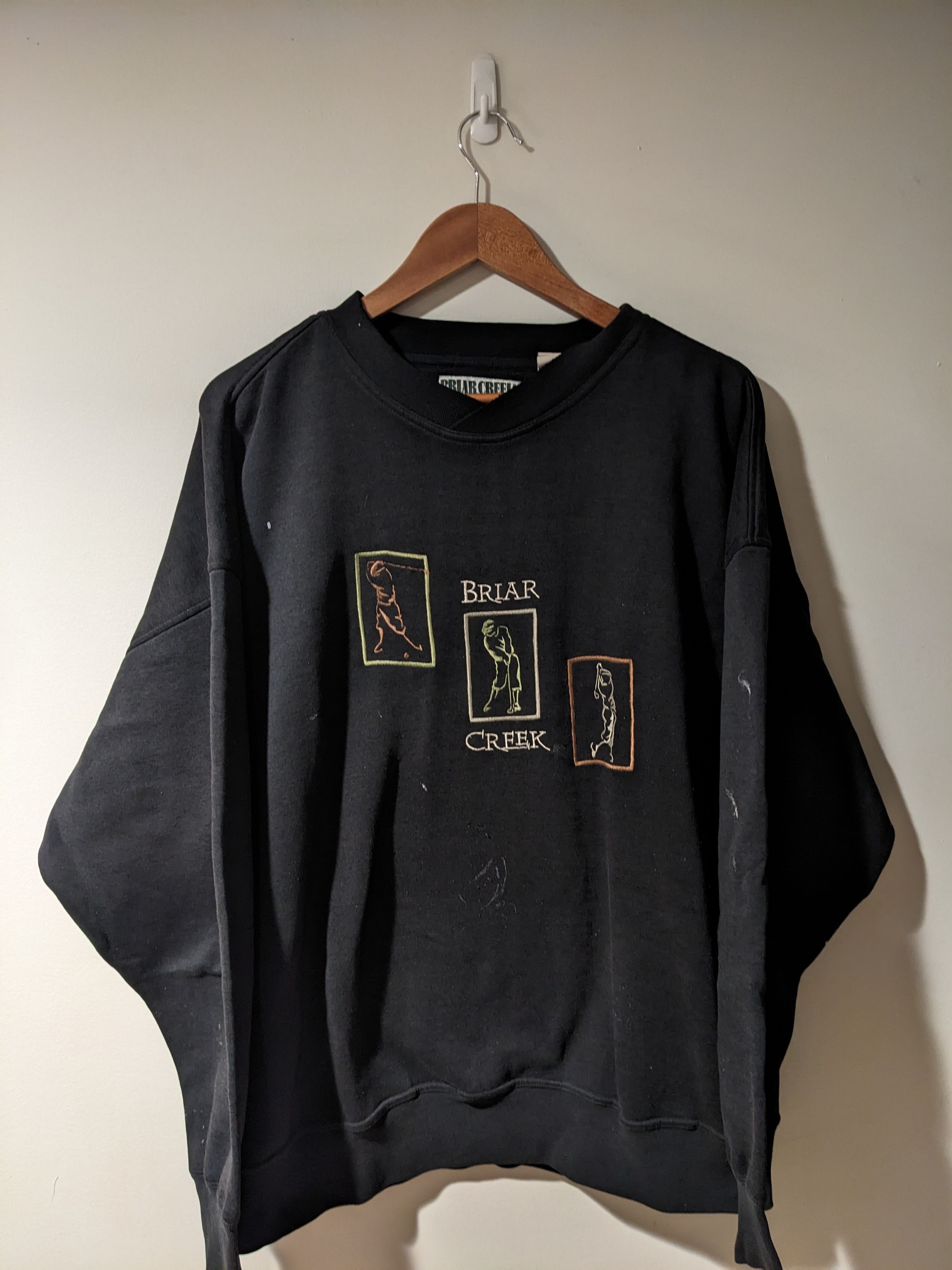 Vintage Vintage 90s Golf Swing Sports Briar Creek X-Large Sweatshirt Size US XL / EU 56 / 4 - 1 Thumbnail