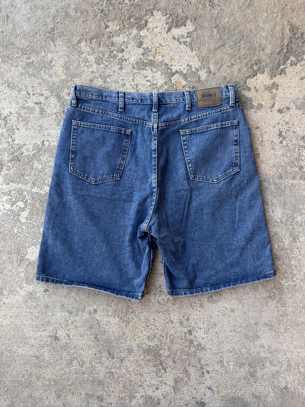 Vintage × Wrangler Y2K Wrangler Denim Jorts Size US 38 / EU 54 - 4 Thumbnail