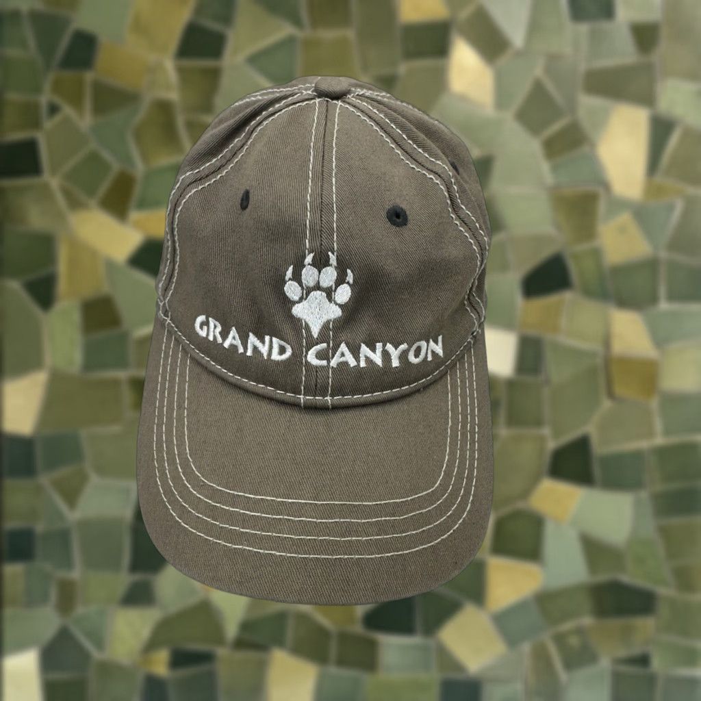 Vintage Jacobson Hat Unisex Baseball Hat Brown Grand Canyon Embroidered Adjustable Size ONE SIZE - 1 Thumbnail