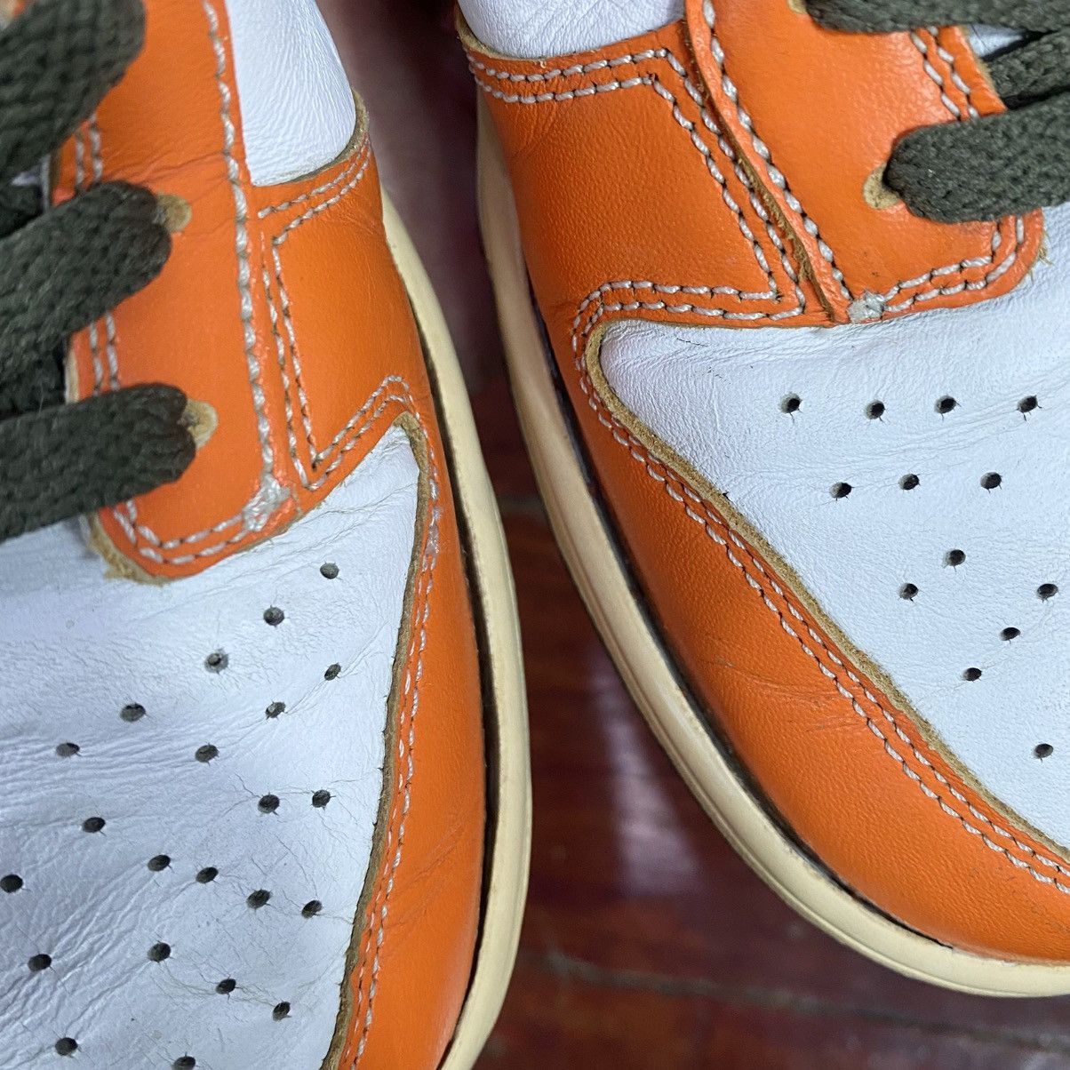 Nike Dunk Low NG Golf White Orange 2011 Size US 8 / EU 41 - 9 Thumbnail