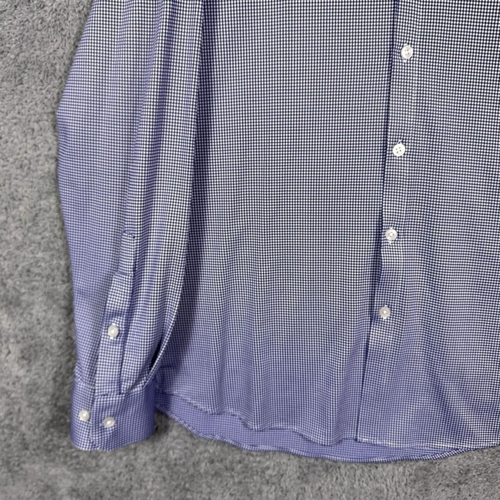 Mizzen+Main Mizzen Main Shirt Mens Large Trim Fit Spinnaker Collection Stretch Gingham USA Size US L / EU 52-54 / 3 - 3 Thumbnail