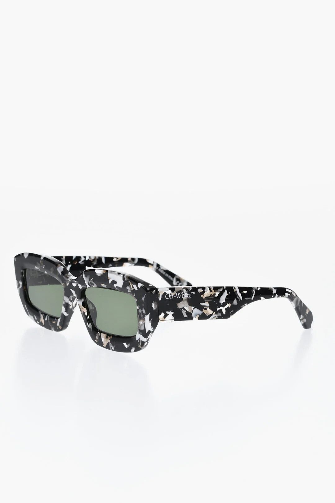 Off-White og1mm0426 Size: OS / Oval Sunglasses in White & Black Size ONE SIZE - 2 Thumbnail