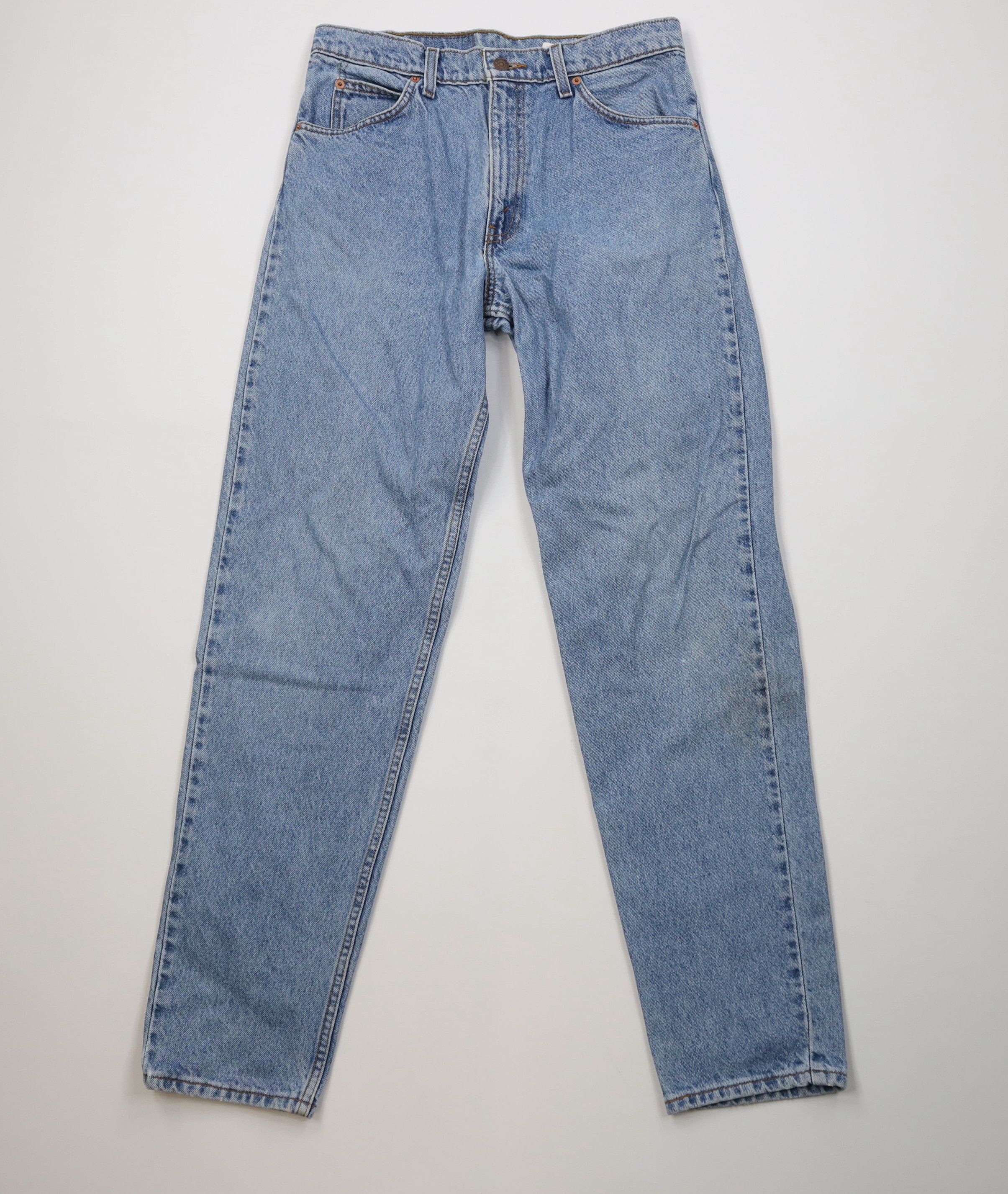 Levi's Vintage 90s Levis 550 Orange Tab Tapered Leg Denim Jeans Size US 31 - 1 Thumbnail