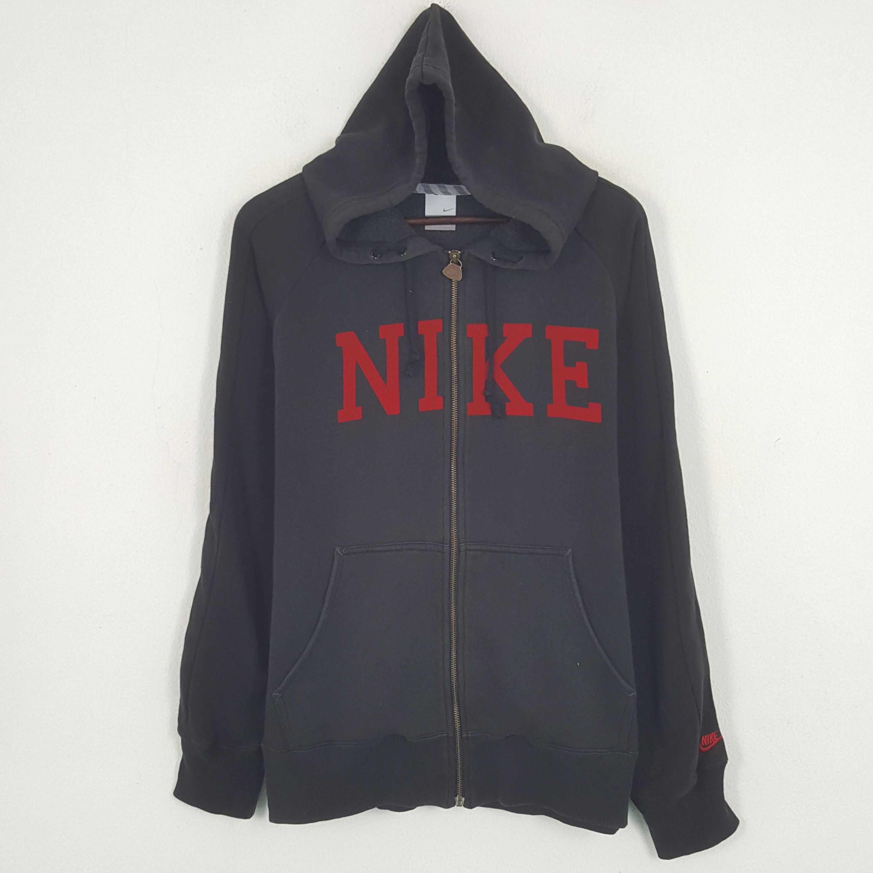 Vintage Nike Patch Zipper Jacket Hoodies