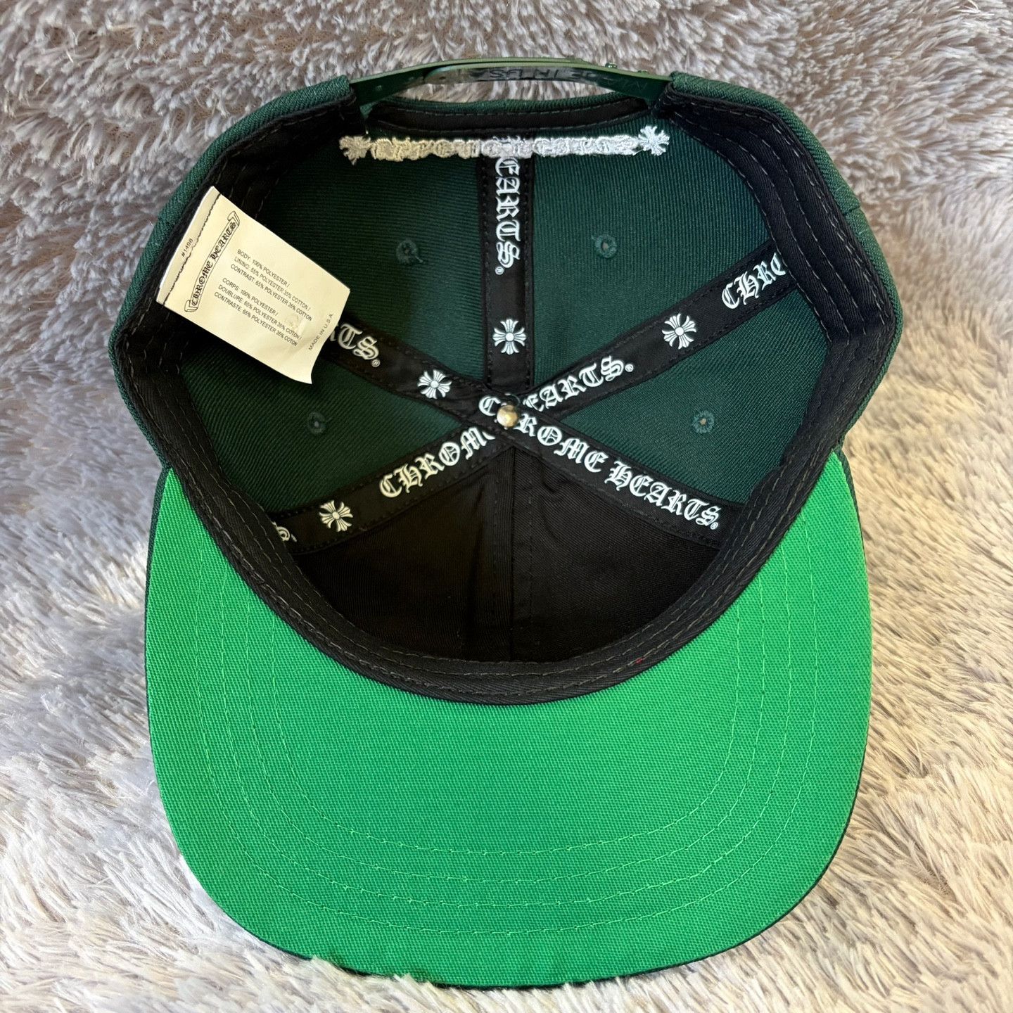 Chrome Hearts On Field Baseball Cap Forest Green Size ONE SIZE - 6 Thumbnail