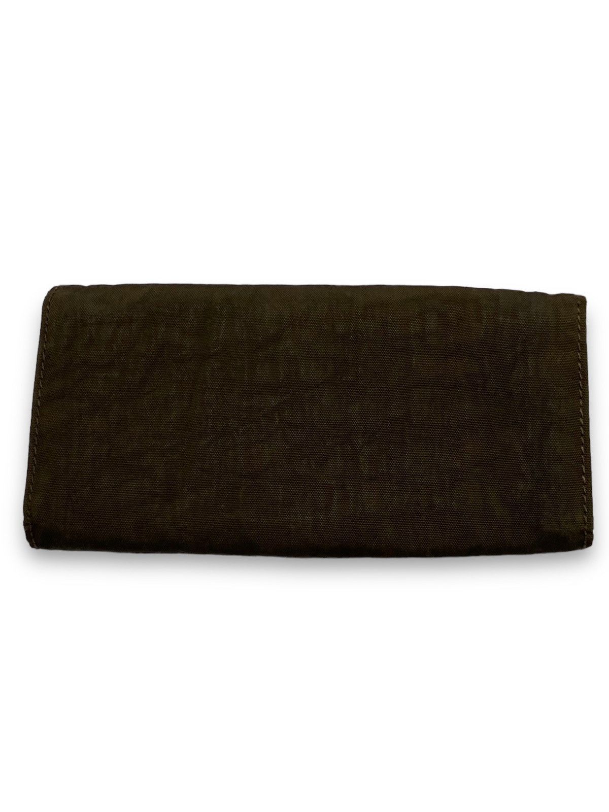 Other Vintage KIPLING Nylon Brown Rubber Logo Purse Wallet Size ONE SIZE - 2 Thumbnail