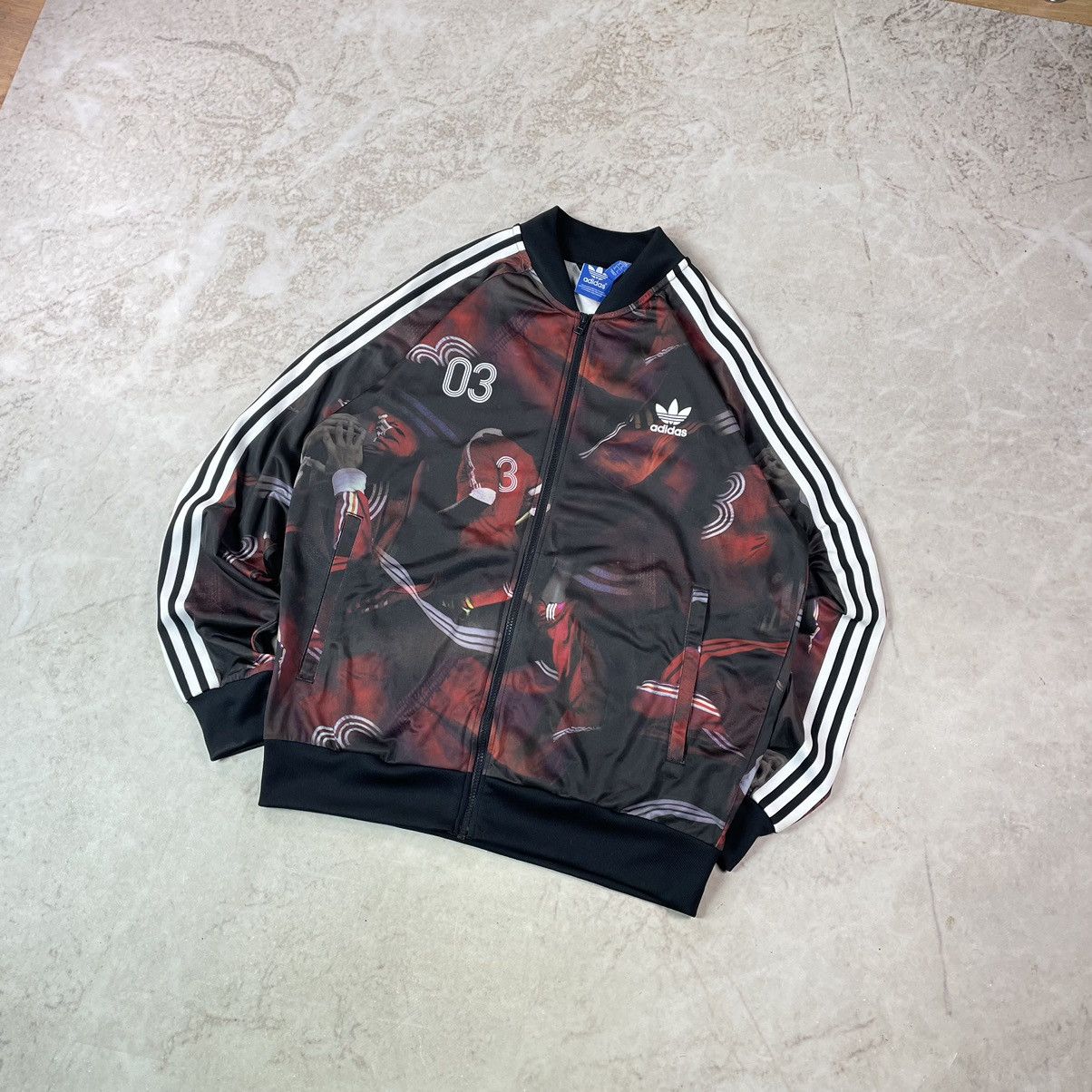 Adidas Adidas Beckenbauer 03 Football Firebird Track Bomber Jacket Size US XL / EU 56 / 4 - 1 Thumbnail