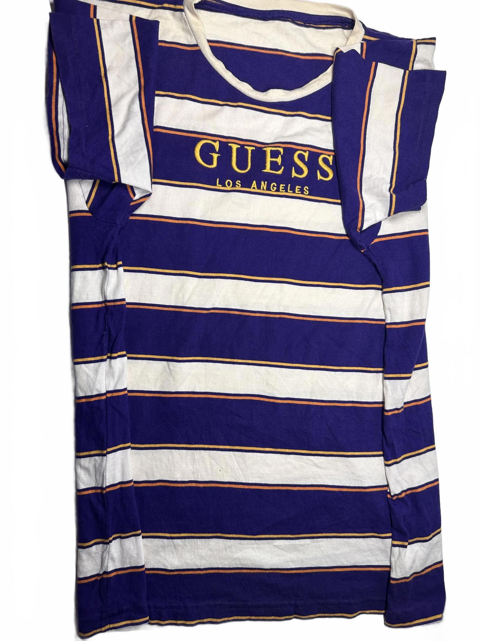 Guess Vintage Guess Striped T-Shirt - Los Angeles Size US M / EU 48-50 / 2 - 3 Thumbnail
