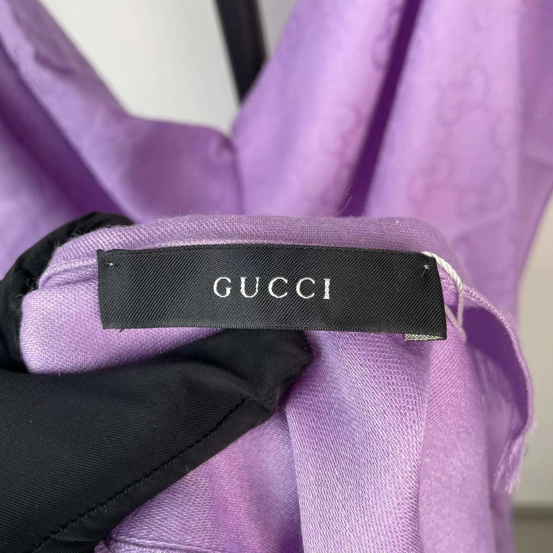 Gucci GUCCI purple stole 260209TXYHQ04 Size ONE SIZE - 3 Thumbnail
