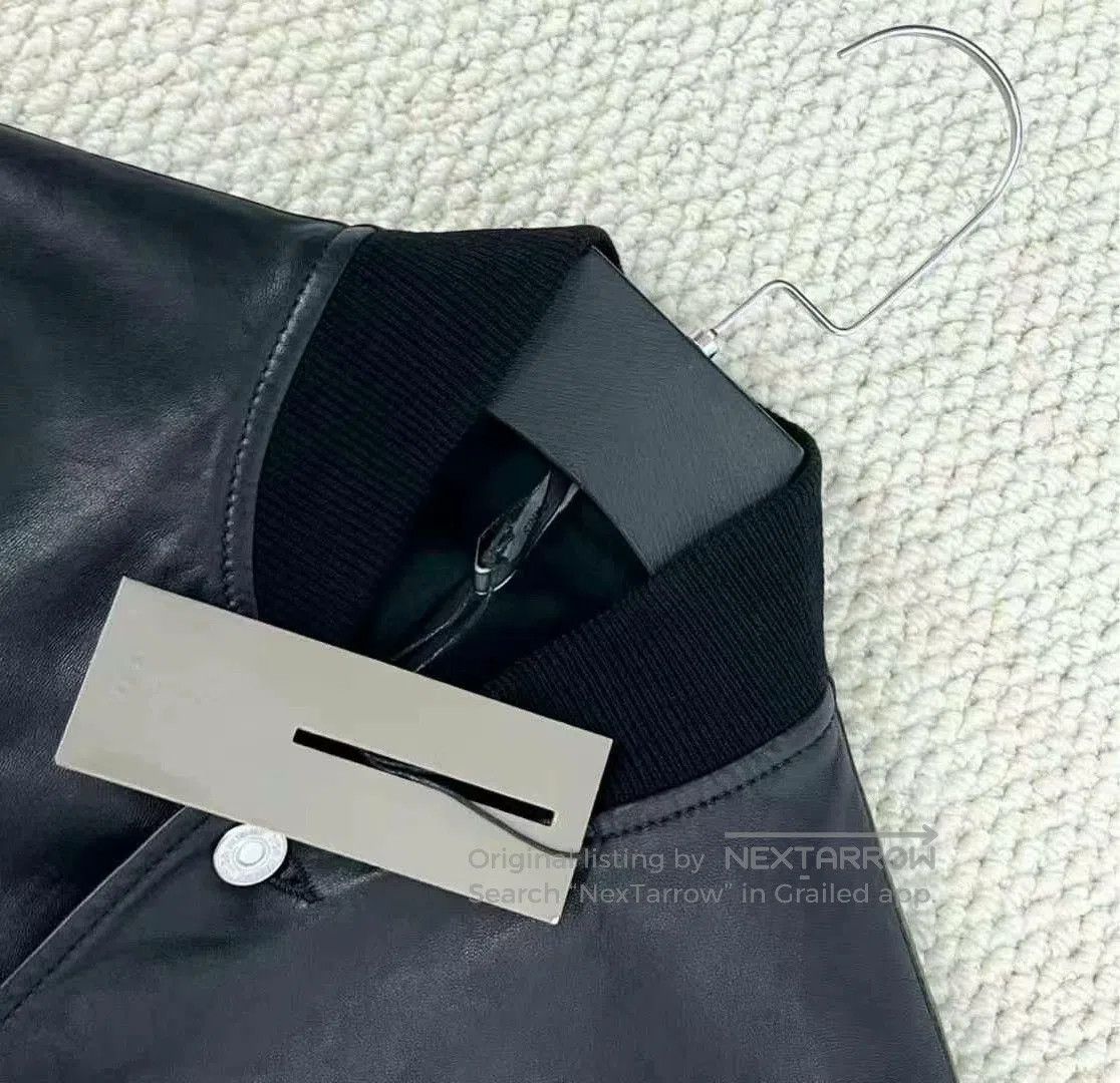Dior dior black lambskin baseball jacket unisex. Size US M / EU 48-50 / 2 - 3 Thumbnail