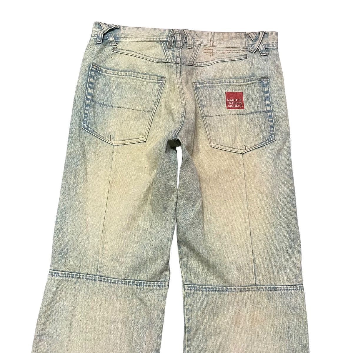 Marithe + Francois Girbaud Marithe Francois Girbaud Denim Mudwash Baggy Jeans Size US 32 / EU 48 - 10 Thumbnail