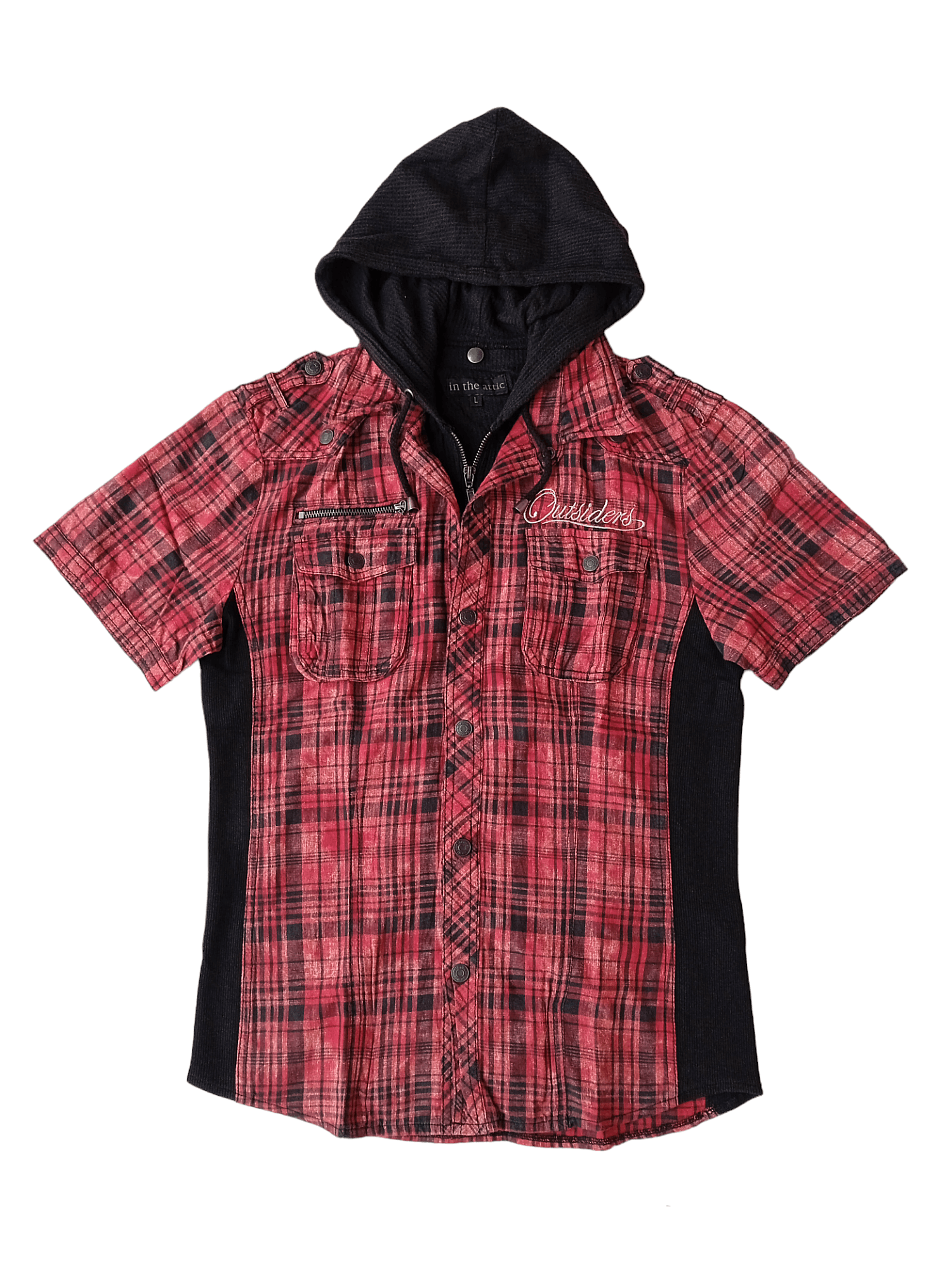 If Six Was Nine × Japanese Brand × Le Grande Bleu (L.G.B.) In The Attic Double Layer Hoode Size US L / EU 52-54 / 3 - 1 Thumbnail