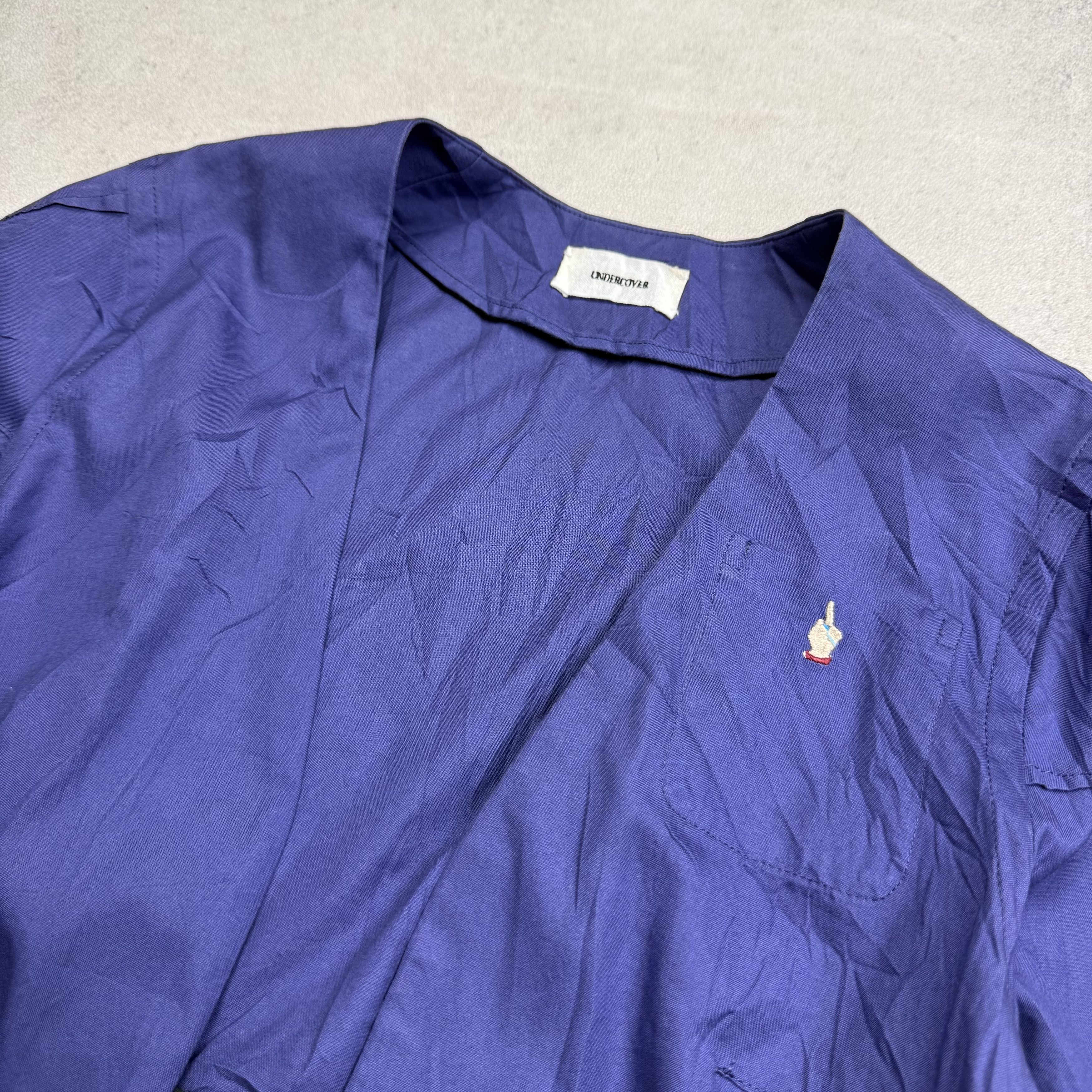Undercover Undercover "FUCK" Panelled Shirt Size XS / US 0-2 / IT 36-38 - 2 Thumbnail