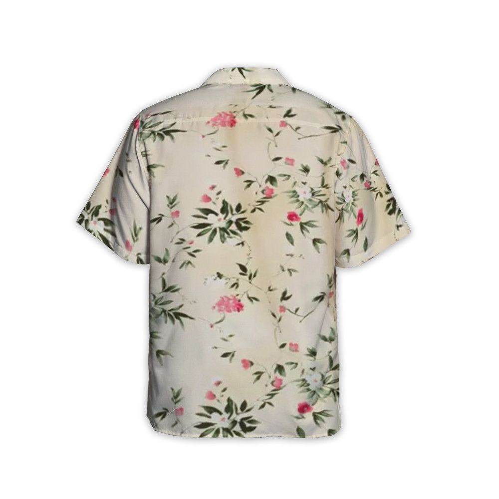 Designer Floral-Print Short-Sleeve Shirt – Fresh Cuts, Timeless Bloom Size US S / EU 44-46 / 1 - 4 Thumbnail
