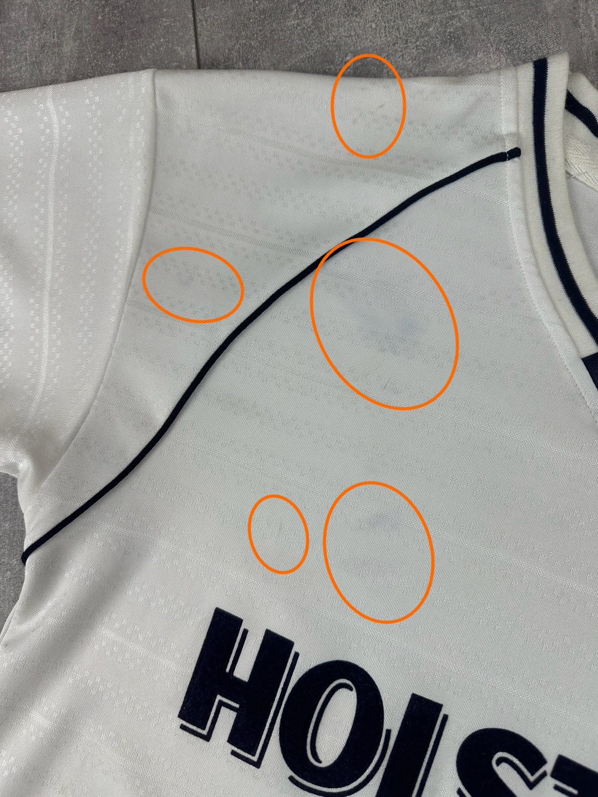 Other Score Draw Tottenham Hotspur 1991 Home Soccer Jersey Shirt Size US S / EU 44-46 / 1 - 11 Thumbnail