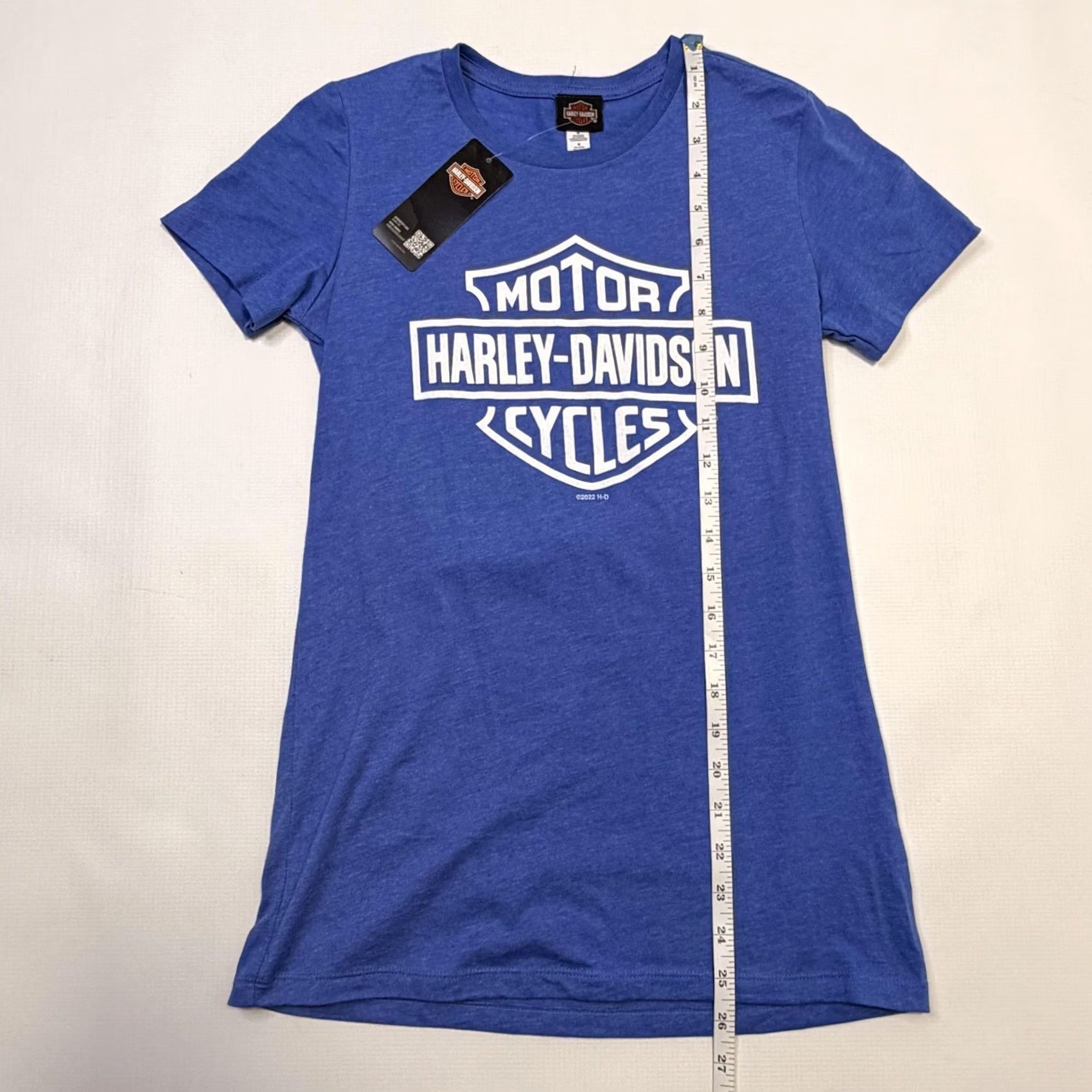 Harley Davidson Harley-Davidson Shirt Womens Medium Blue Crewneck Las Vegas Nevada Graphic Tee Size M / US 6-8 / IT 42-44 - 6 Thumbnail