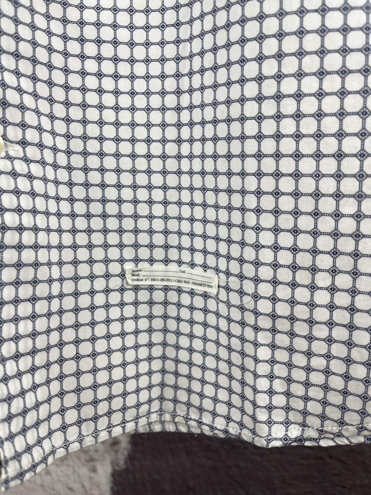 Tintoria Mattei Tintoria Mattei 954 pattern Italian long sleeve shirt Size US L / EU 52-54 / 3 - 9 Thumbnail