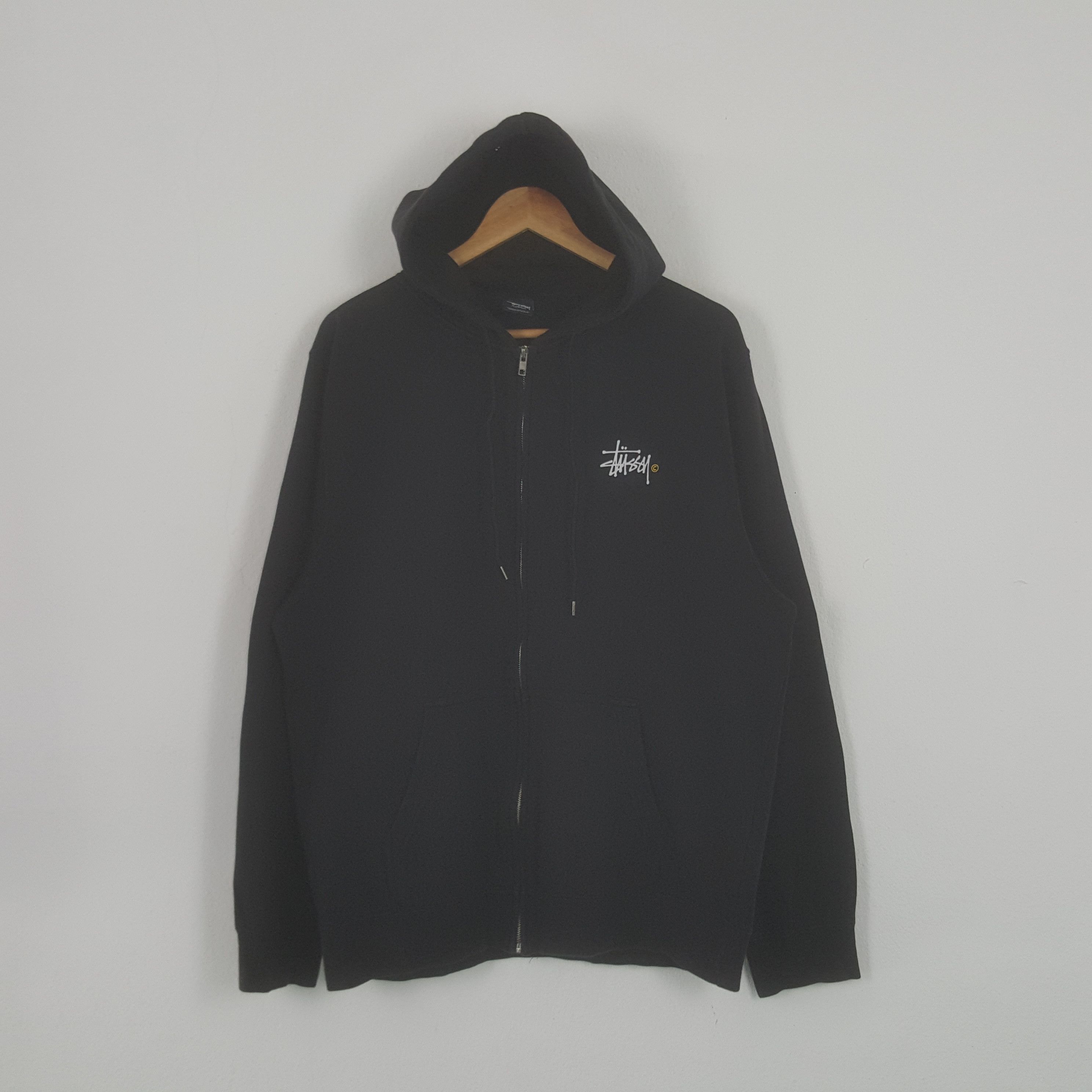 Stussy × Vintage Vintage Stussy American Streetwear Style Hoodies Size US L / EU 52-54 / 3 - 3 Thumbnail
