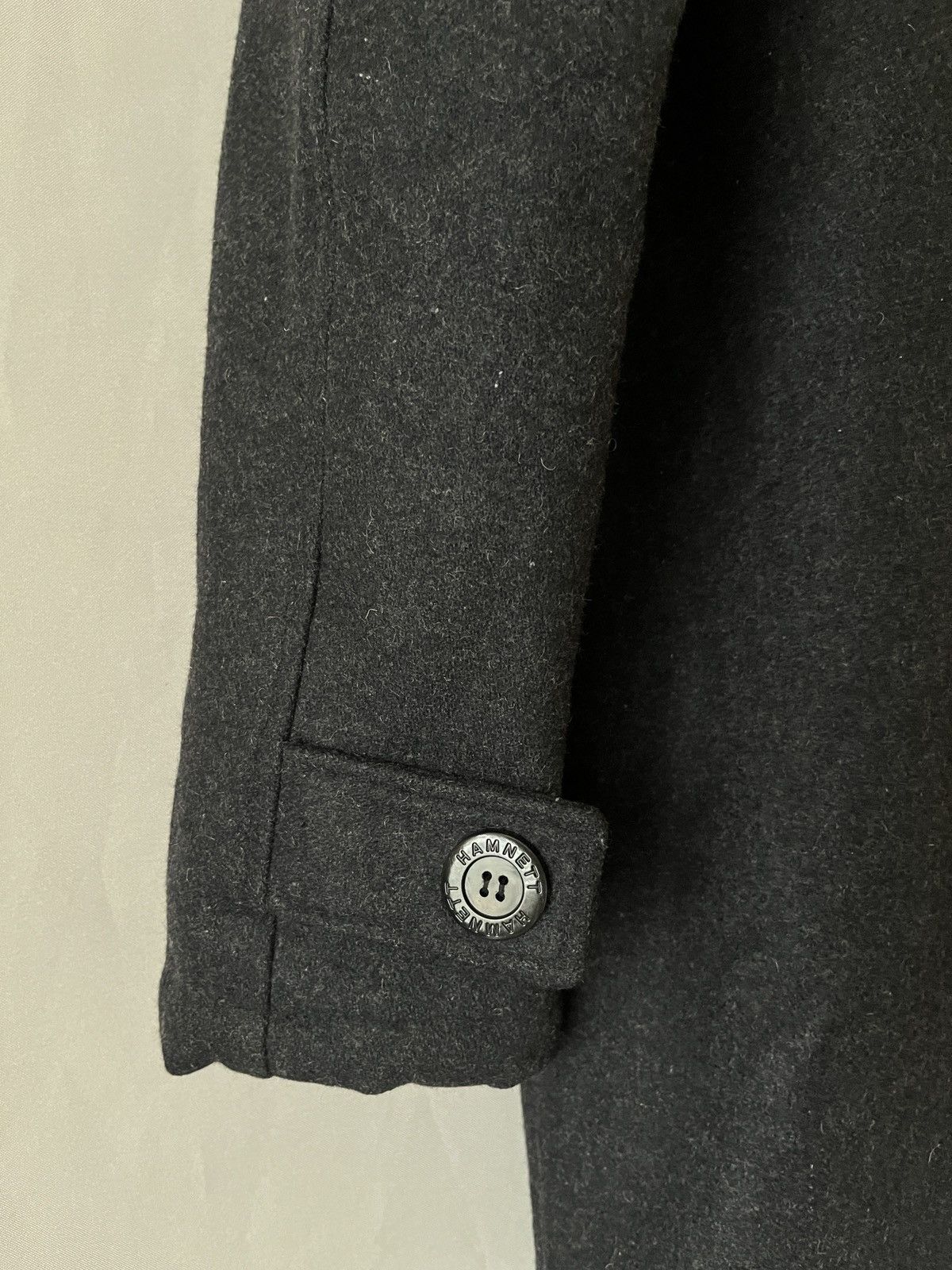Katharine Hamnett London Katharine Hamnett Heavy Wool Gray Overcoat Duffle Coat Size US XL / EU 56 / 4 - 18 Thumbnail