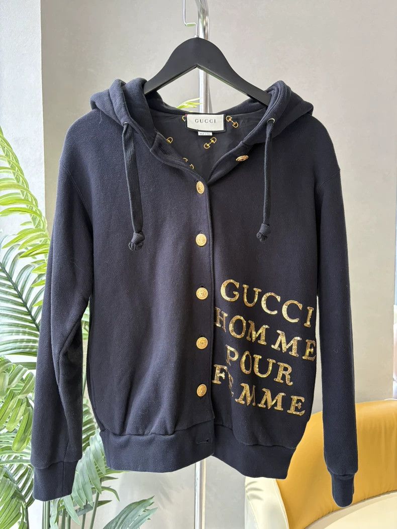 Gucci Gucci Black and gold button design jacket 2502-Nextarrow Size US XXS / EU 40 - 1 Thumbnail