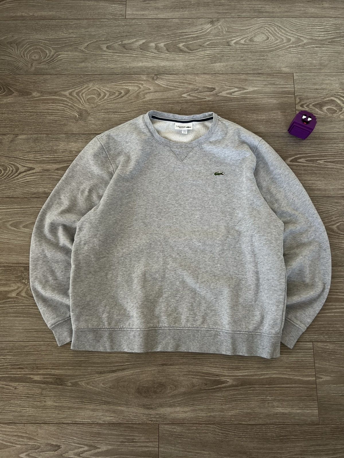 Lacoste Lacoste Sport Casual Fit Crewneck Grey Sweatshirt Size US XL / EU 56 / 4 - 4 Thumbnail