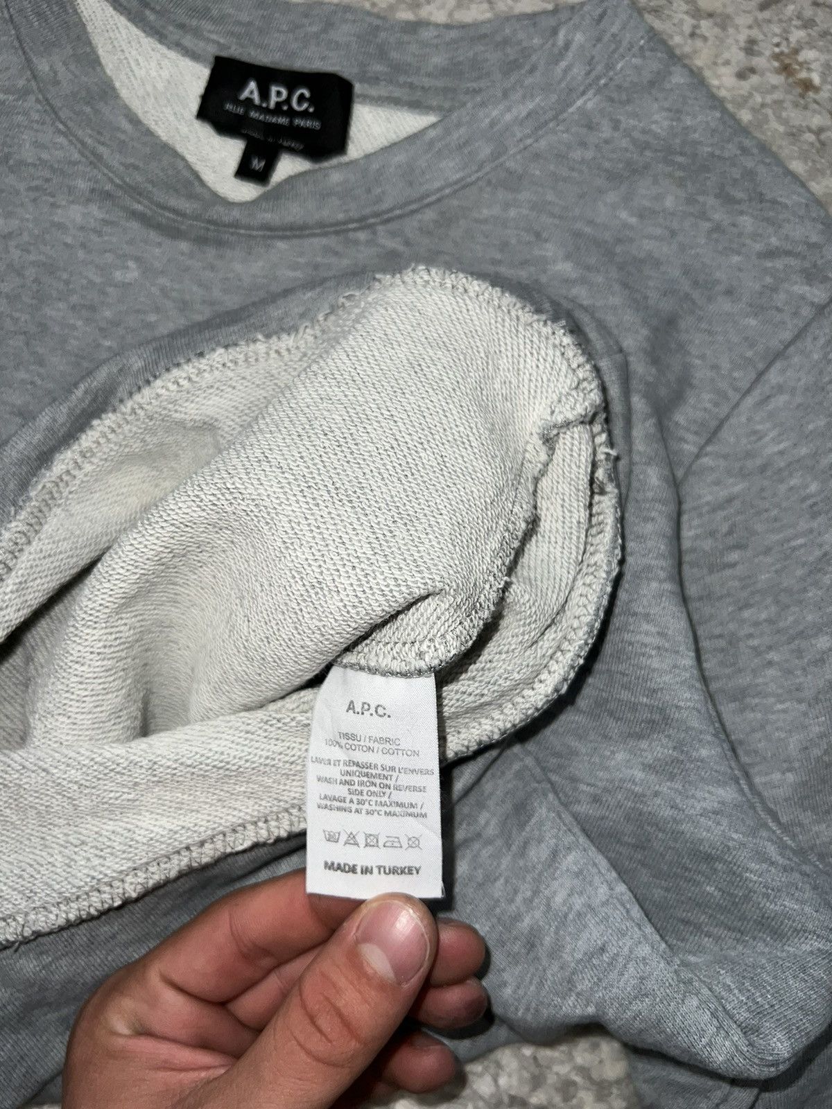 A.P.C. A.P.C. SWEATSHIRT CREWNECK Size US S / EU 44-46 / 1 - 6 Thumbnail