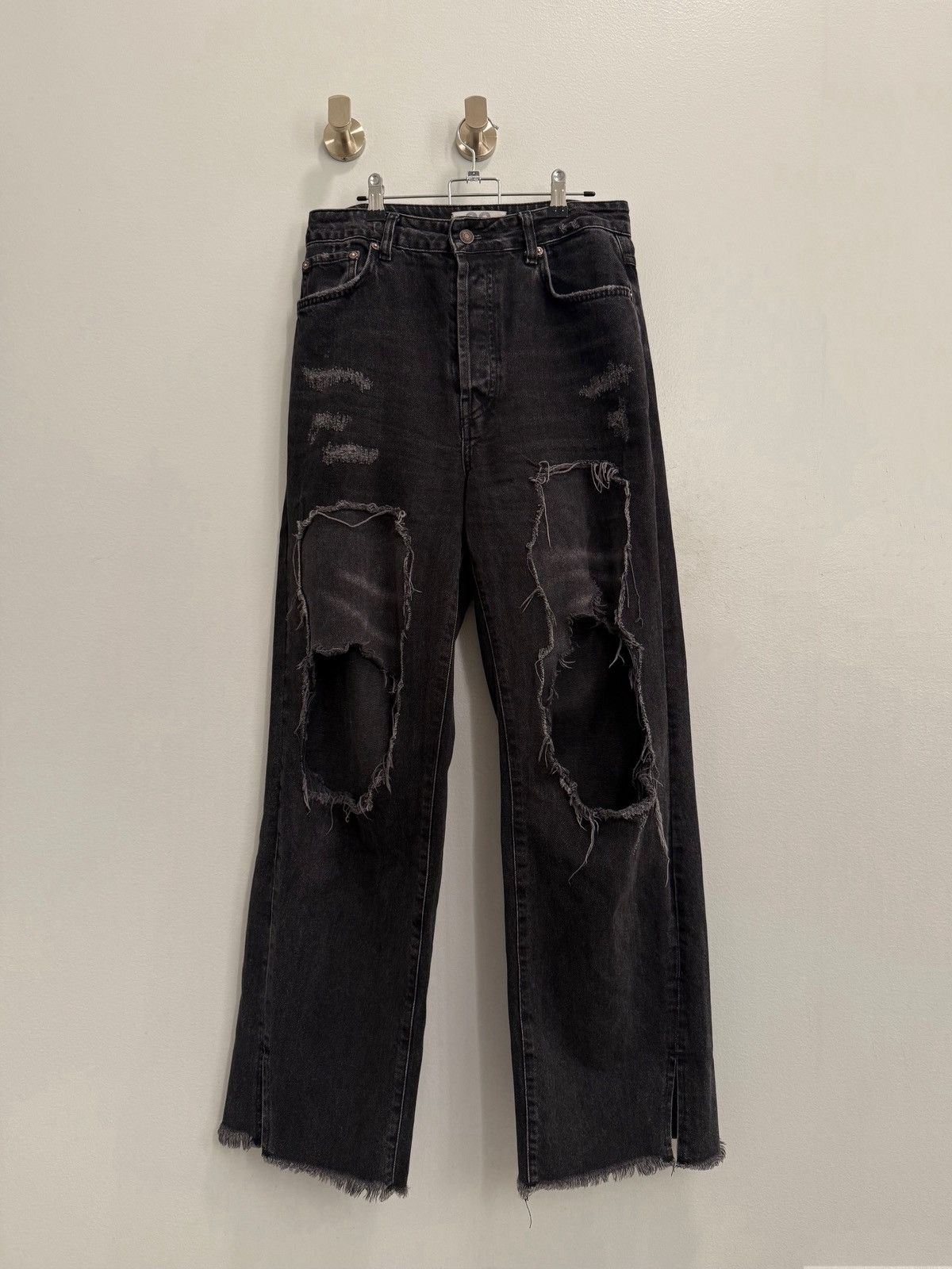 Other Distressed Straight Legged Jeans Size 28" / US 6 / IT 42 - 1 Thumbnail