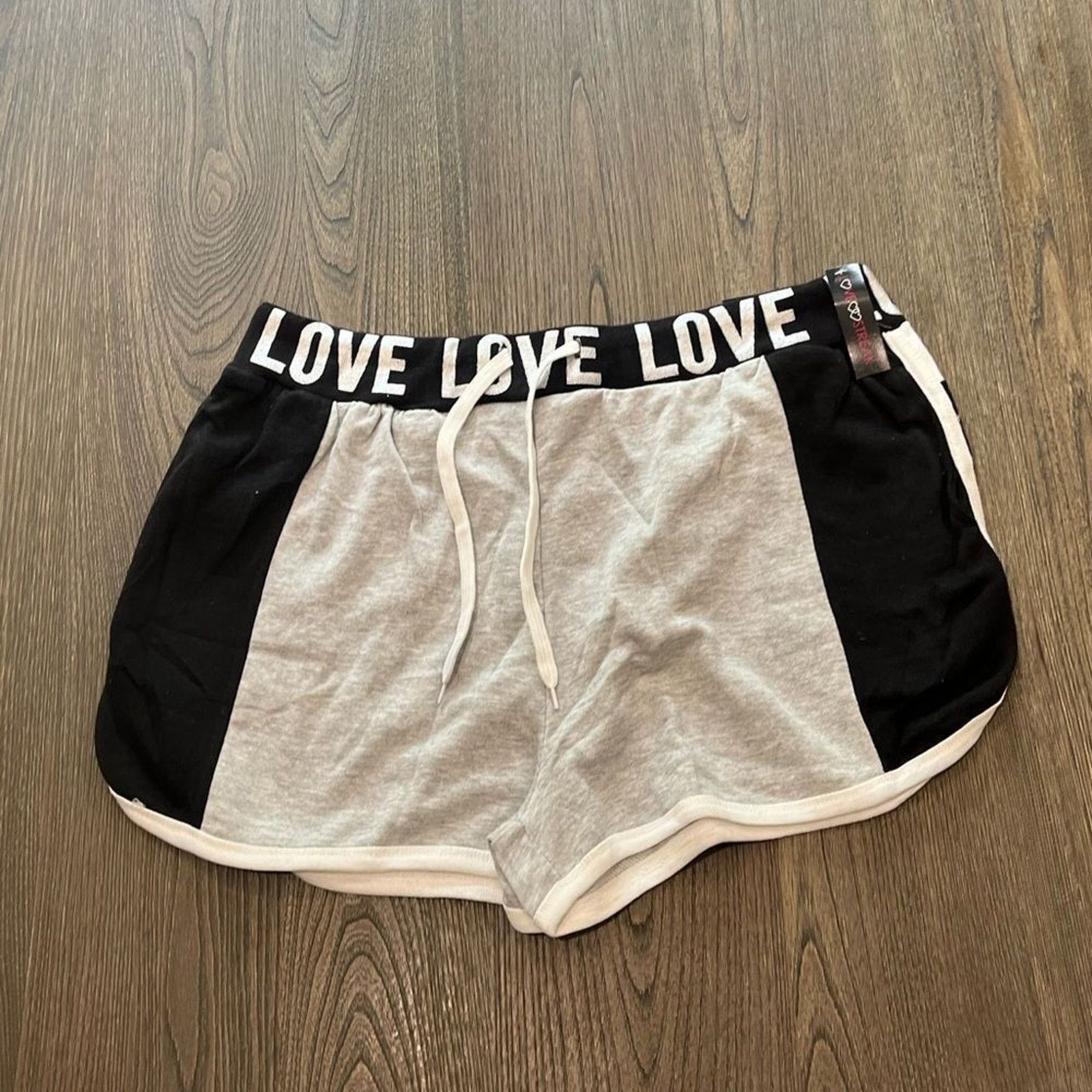 Vintage NWT Love Streak Womens Cotton Track Gym Shorts Size 3X Size 42" / US 20 - 1 Thumbnail