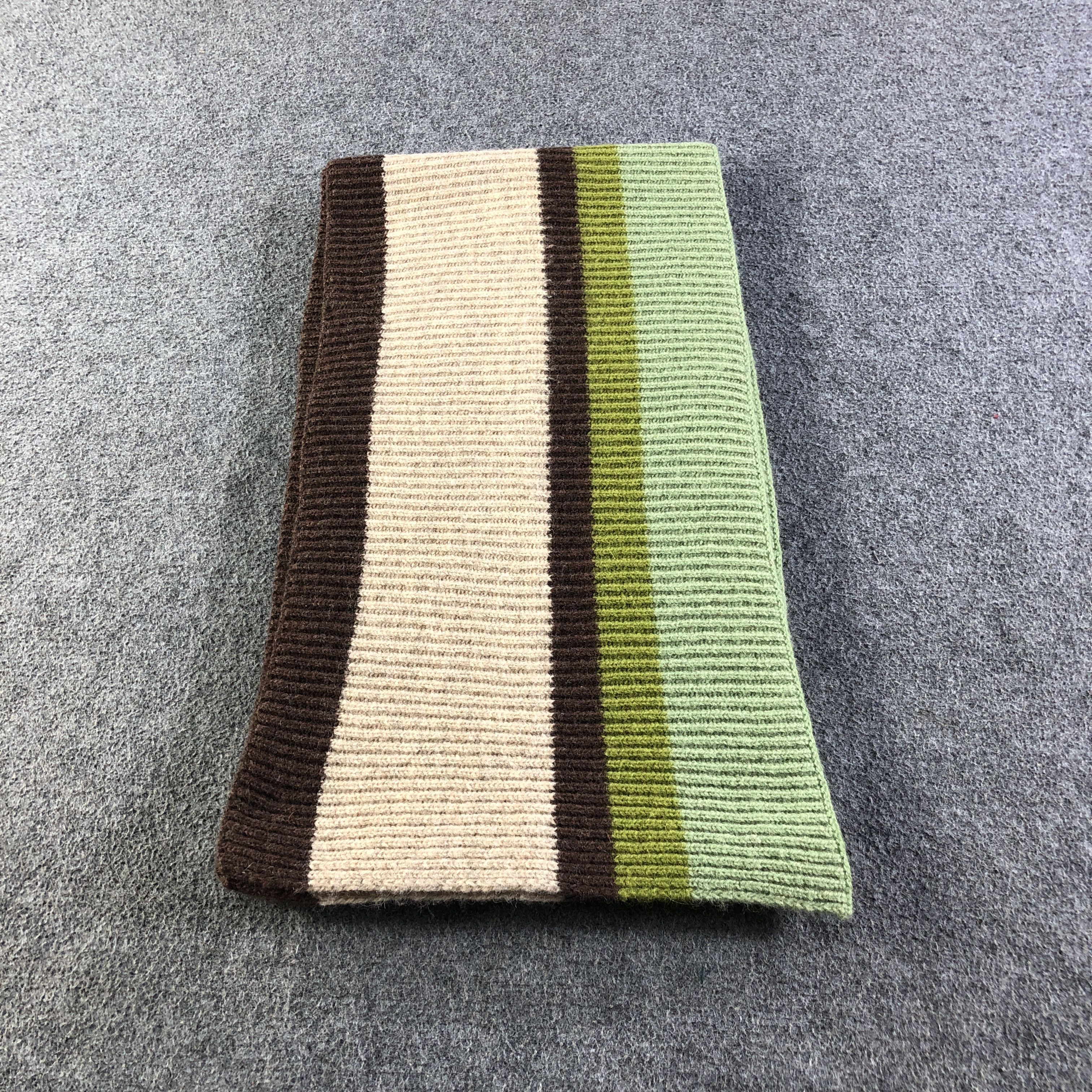 Gap GAP Striped Wool Scarf Muffler Neckwear V2794 Size ONE SIZE - 4 Thumbnail