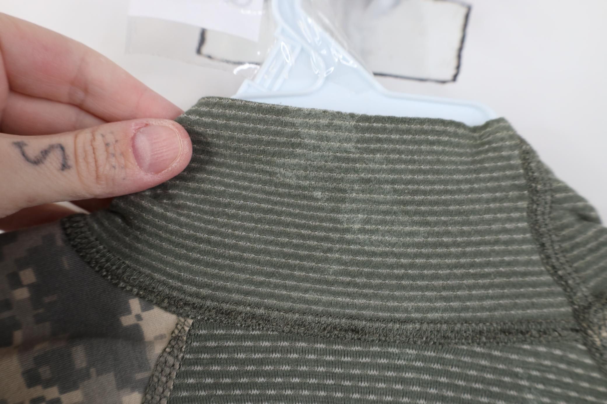Massif Deadstock Vintage Y2K 2006 Massif Army Shirt Flame Resistant Size US L / EU 52-54 / 3 - 13 Thumbnail