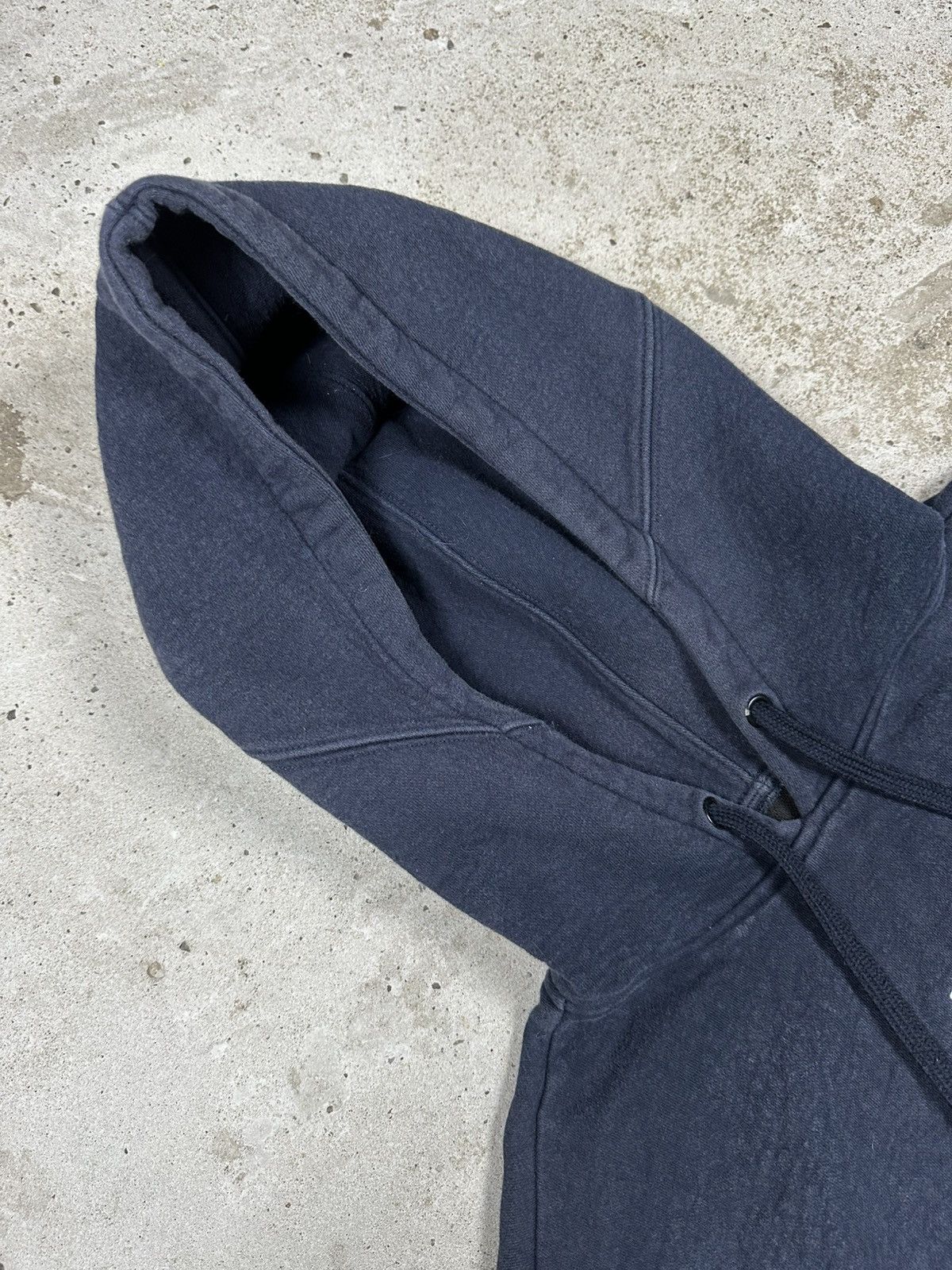 Ader Error Ader Error Navy Boxy Camel Hoodie Center Logo Size US S / EU 44-46 / 1 - 7 Thumbnail