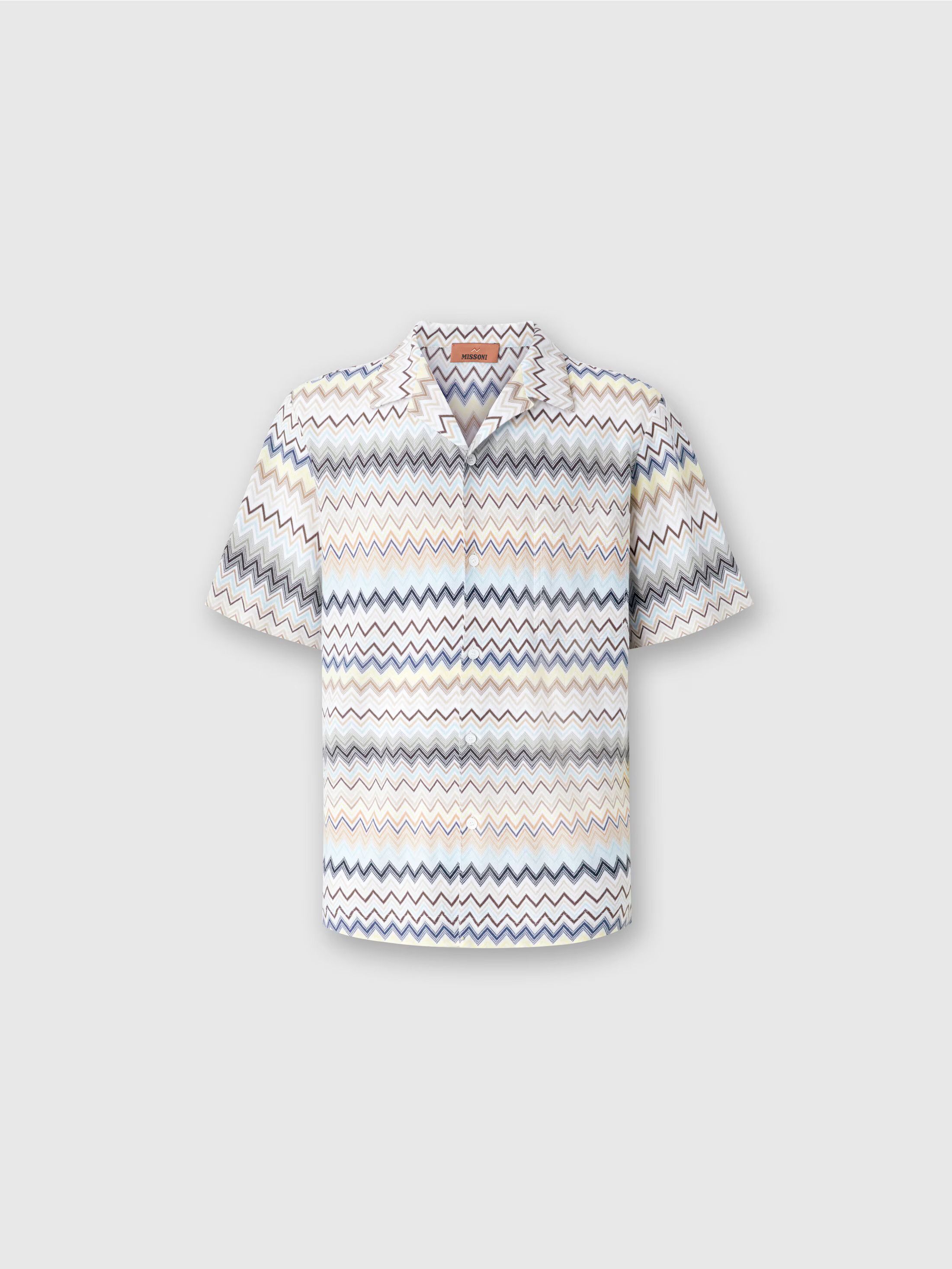 Missoni o1mle0925 Short Sleeve Shirt in Multicolor Size US M / EU 48-50 / 2 - 1 Thumbnail
