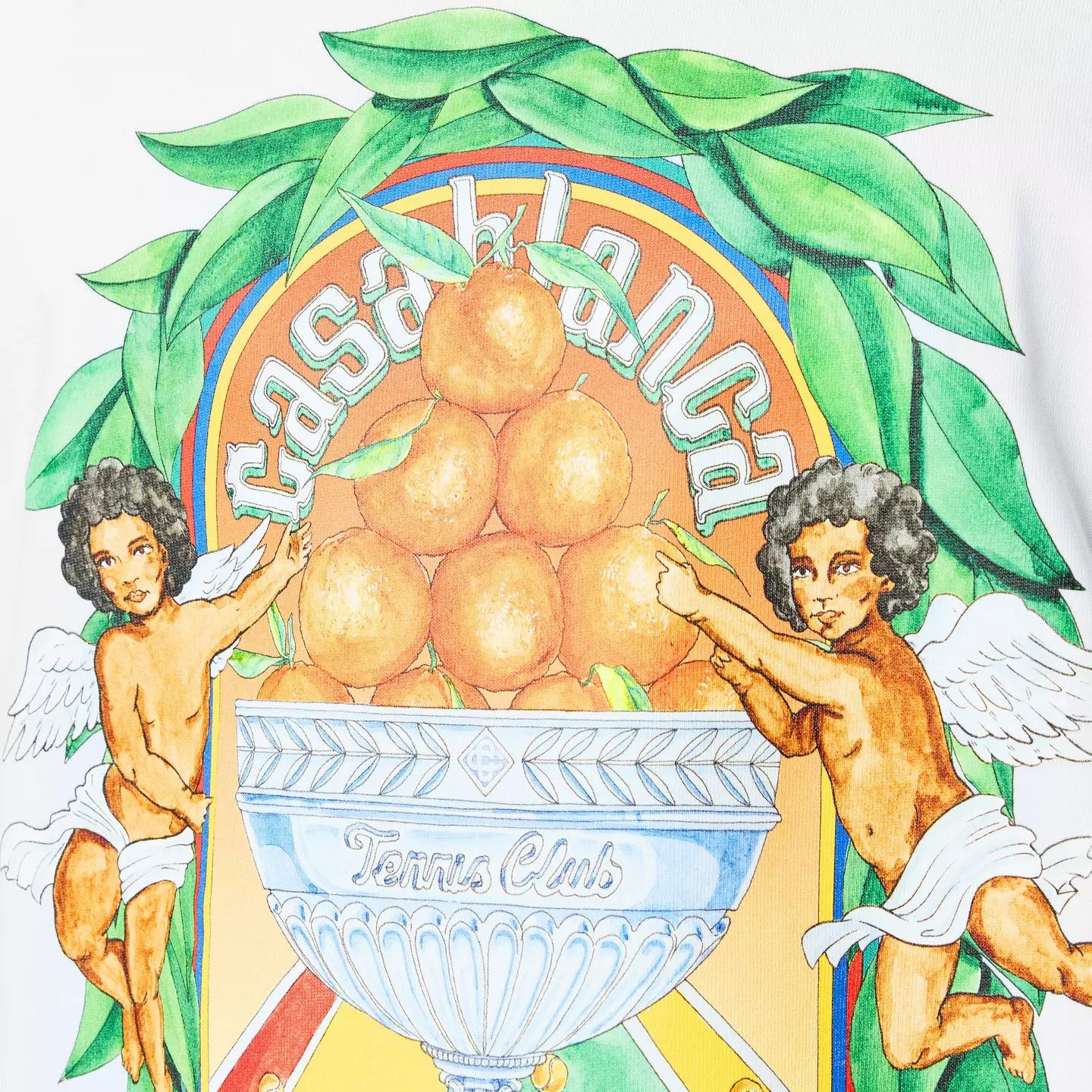 Casablanca o1g2r1mq0426 Triomphe Dorange Casa T-Shirt in White Size US XXL / EU 58 / 5 - 5 Thumbnail