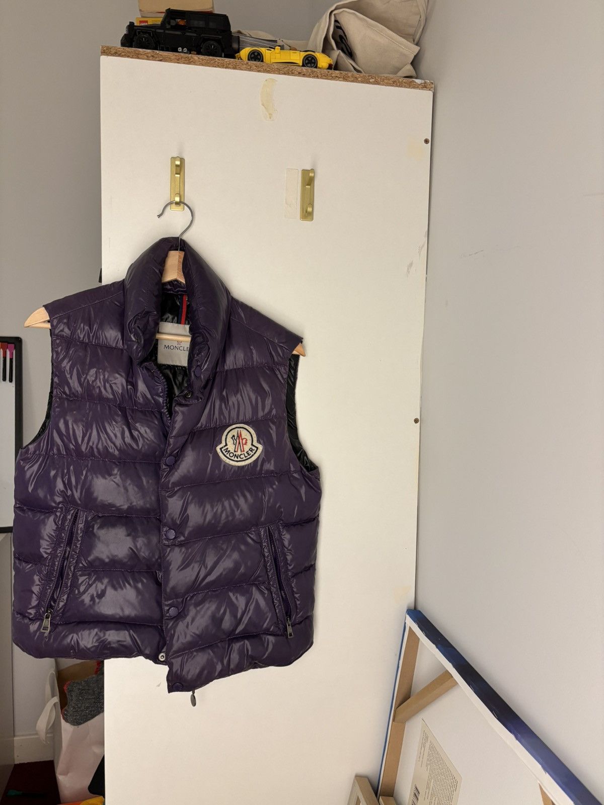 Moncler Purple Big Badge Moncler Tib Size US S / EU 44-46 / 1 - 2 Thumbnail