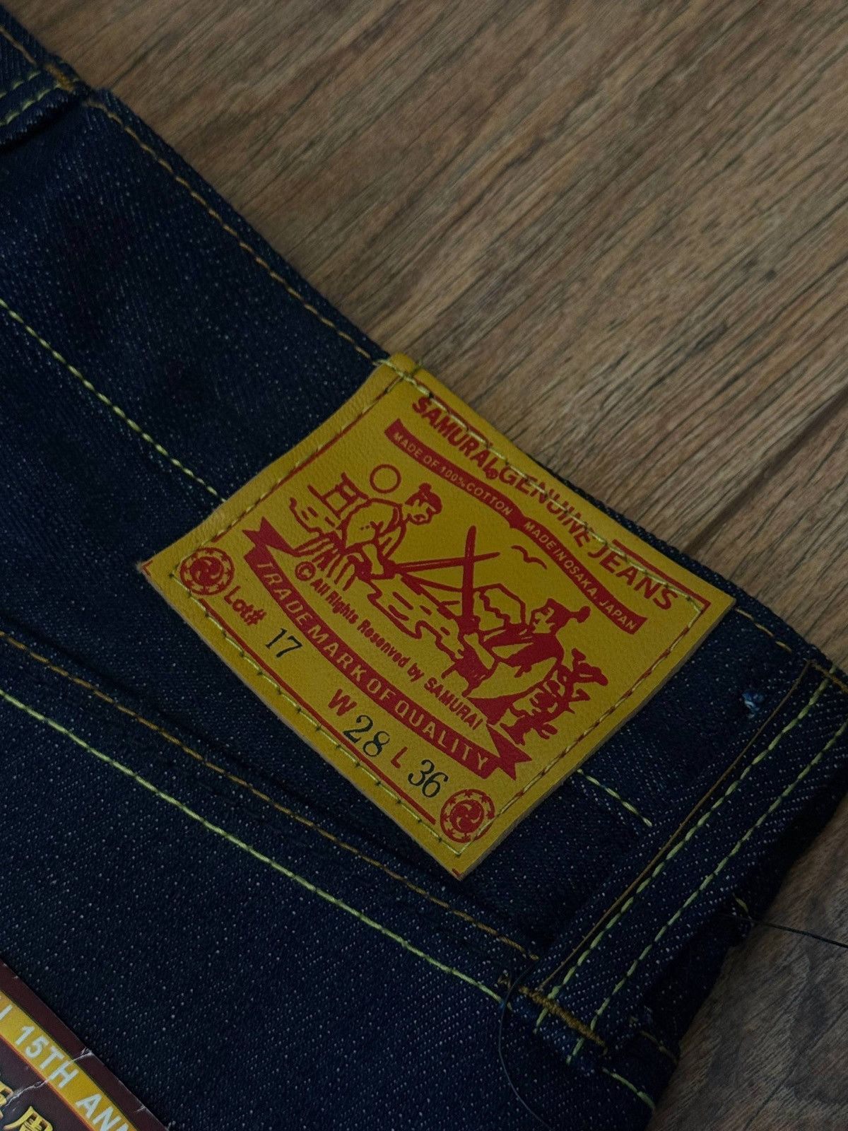 Samurai Jeans Samurai jeans selvedge Print denim Japan Size US 28 / EU 44 - 11 Thumbnail