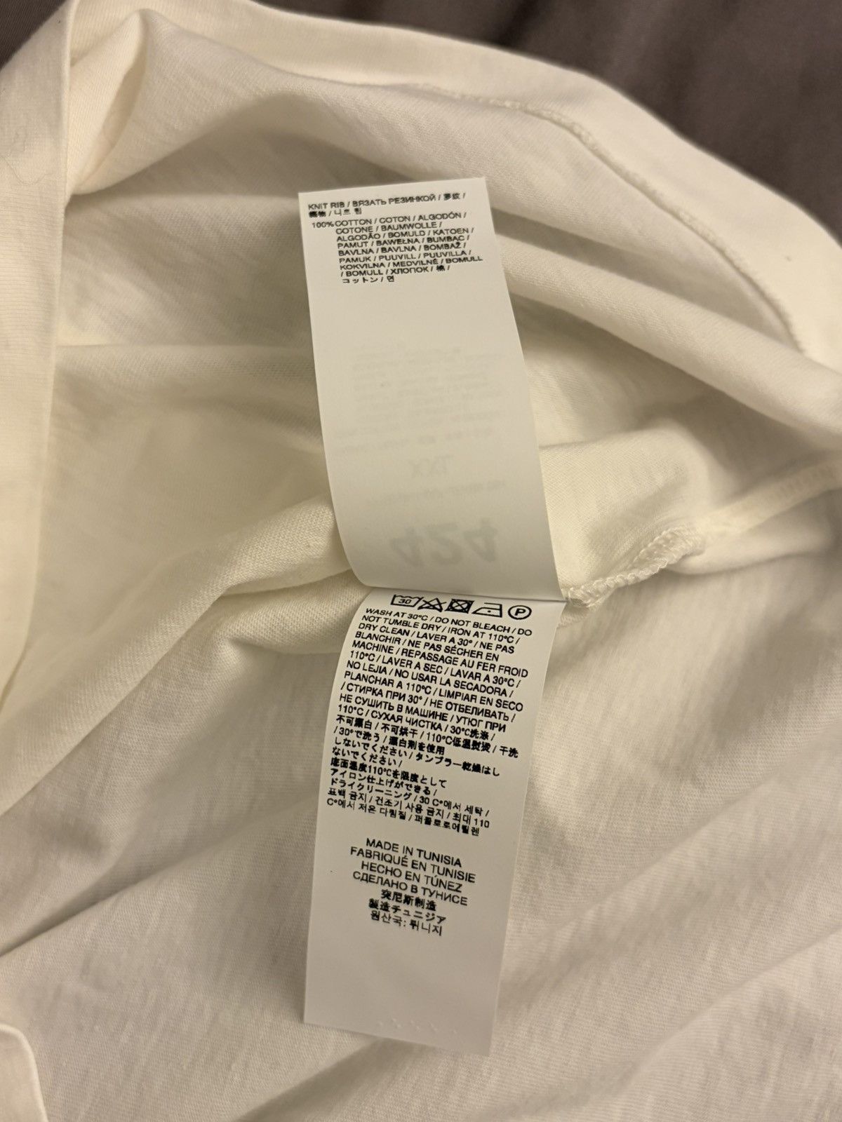 424 424 Cali T-Shirt Salt White Print Size US L / EU 52-54 / 3 - 8 Thumbnail