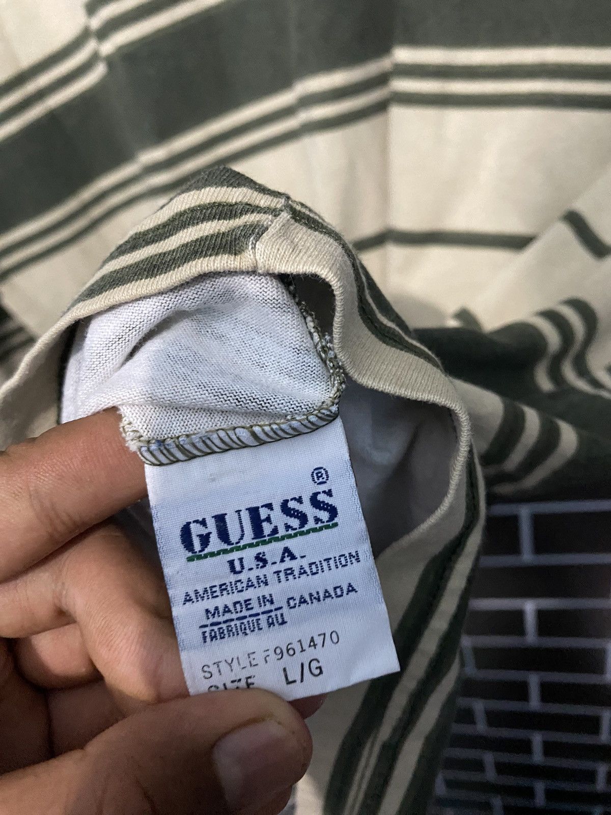 Guess × Vintage Vintage guess longsleeve shirt american tradition Size US XXL / EU 58 / 5 - 5 Thumbnail