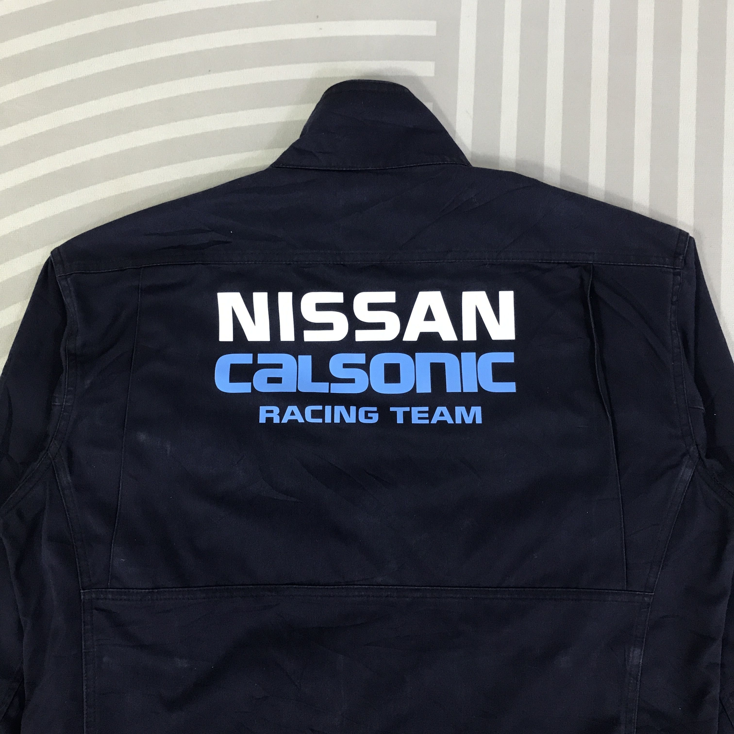 Japanese Brand Nissan X Calsonic Racing Team F1 Custom Jacket K97B14 Size US L / EU 52-54 / 3 - 2 Thumbnail