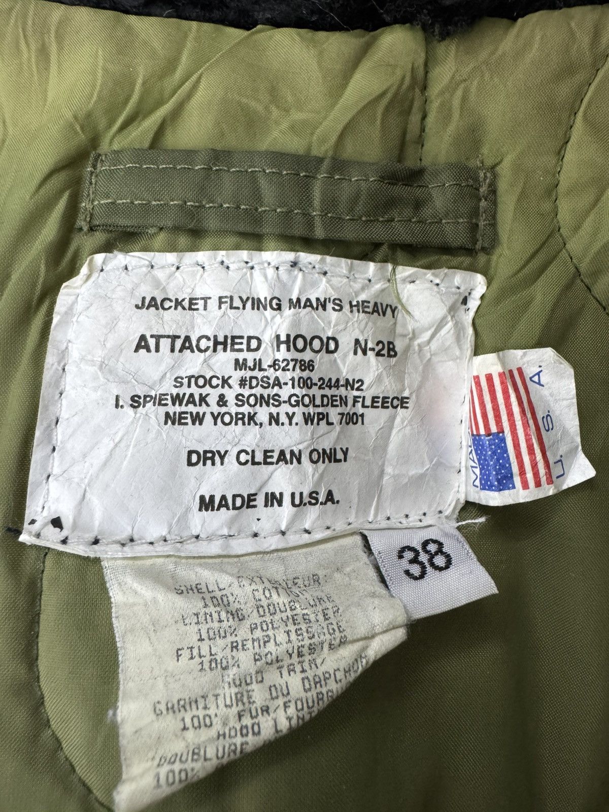 Vintage Vintage 80s N2B Flying Jacket Hooded Made In USA Size US M / EU 48-50 / 2 - 12 Thumbnail