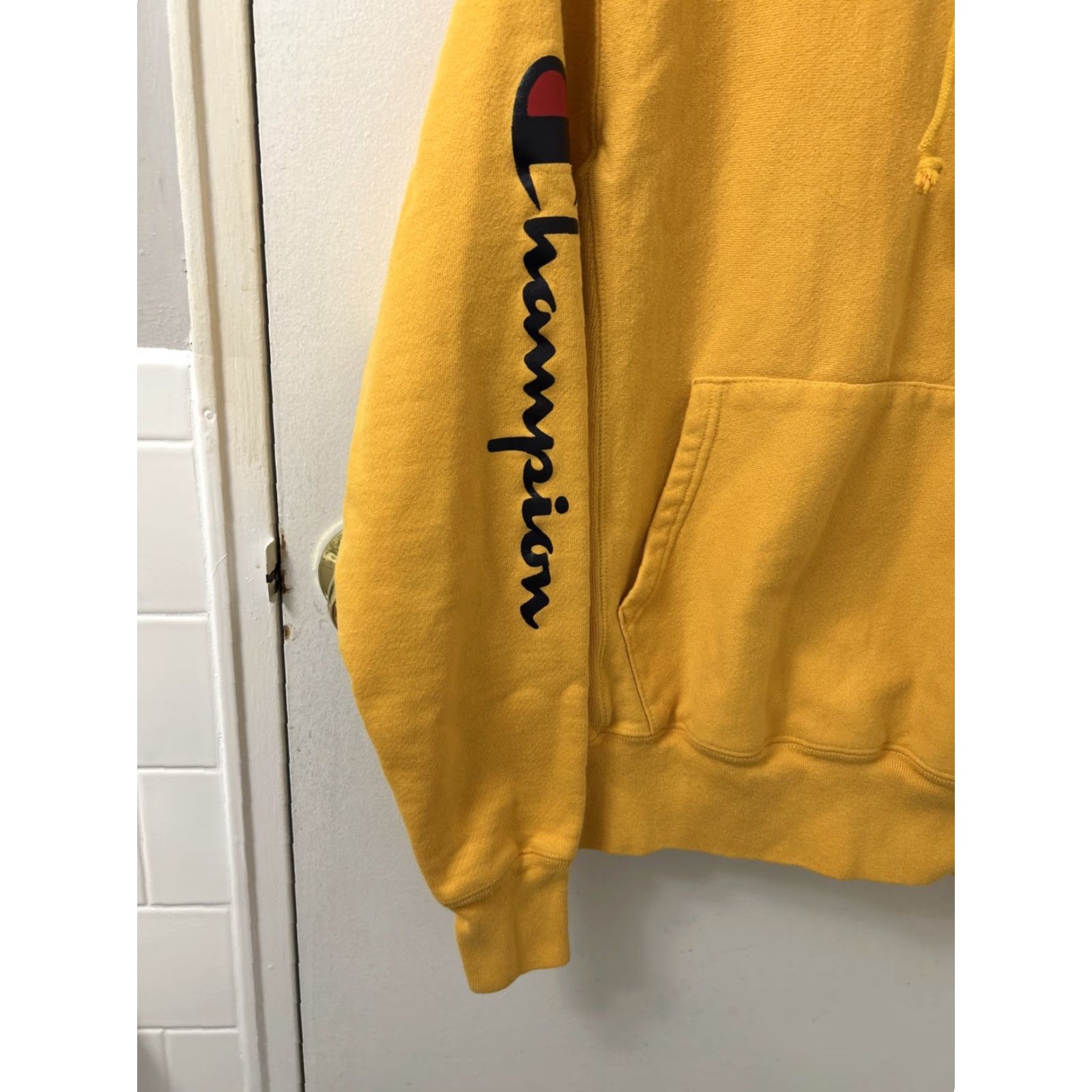 Champion Champion Reverse Weave x Faze Clan Hoodie Mens S Yellow Pullover Logo Sweatshirt Size US S / EU 44-46 / 1 - 5 Thumbnail