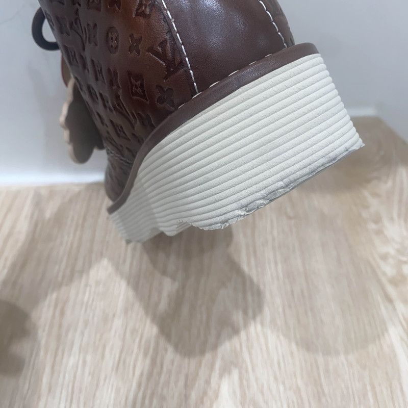 Louis Vuitton Tyler, The Creator x Louis Vuitton Brown Martens -2508 Size US 8 / EU 41 - 7 Thumbnail