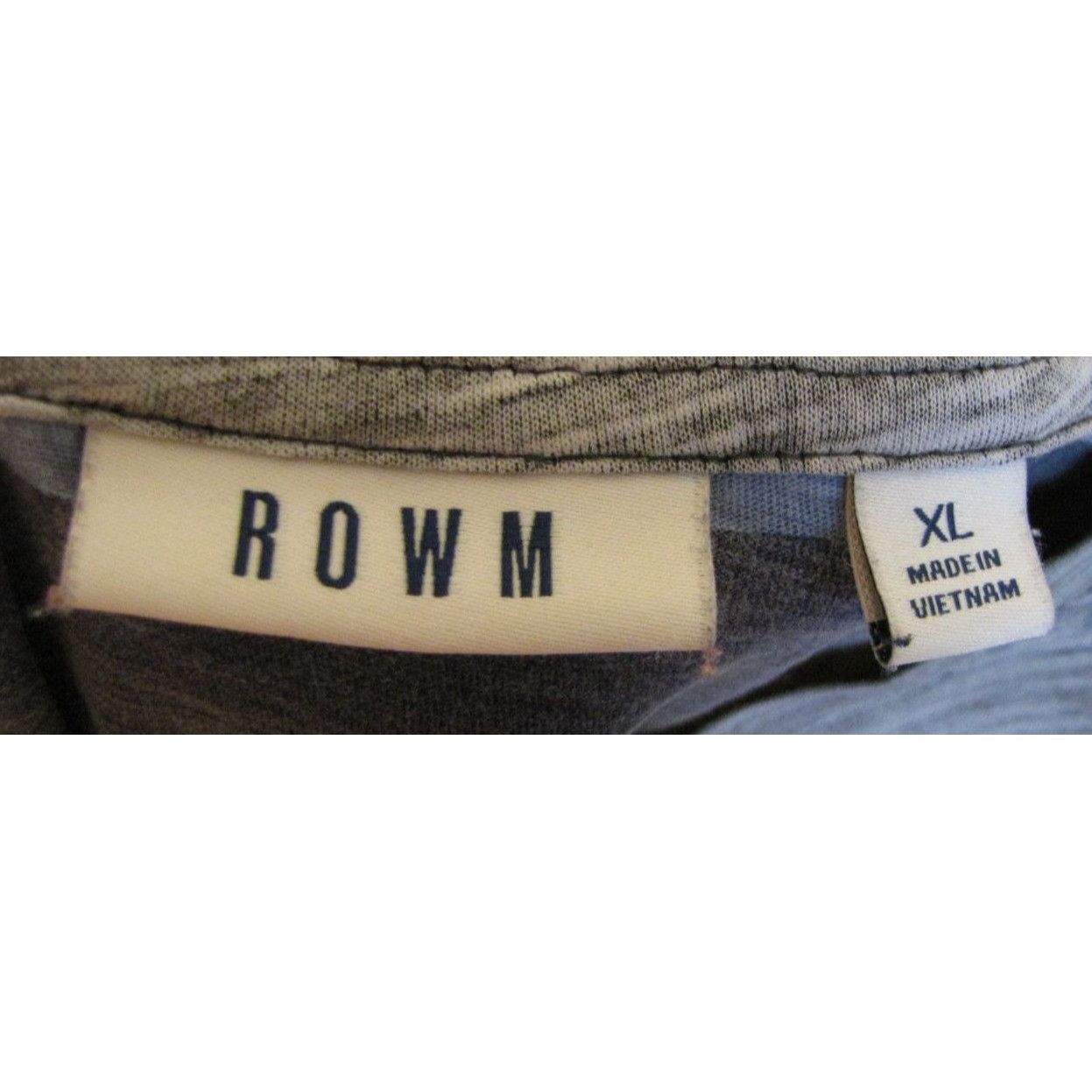 Other ROWM XL Gray Blue Stripe Tee Shirt Knit Size US XL / EU 56 / 4 - 3 Thumbnail