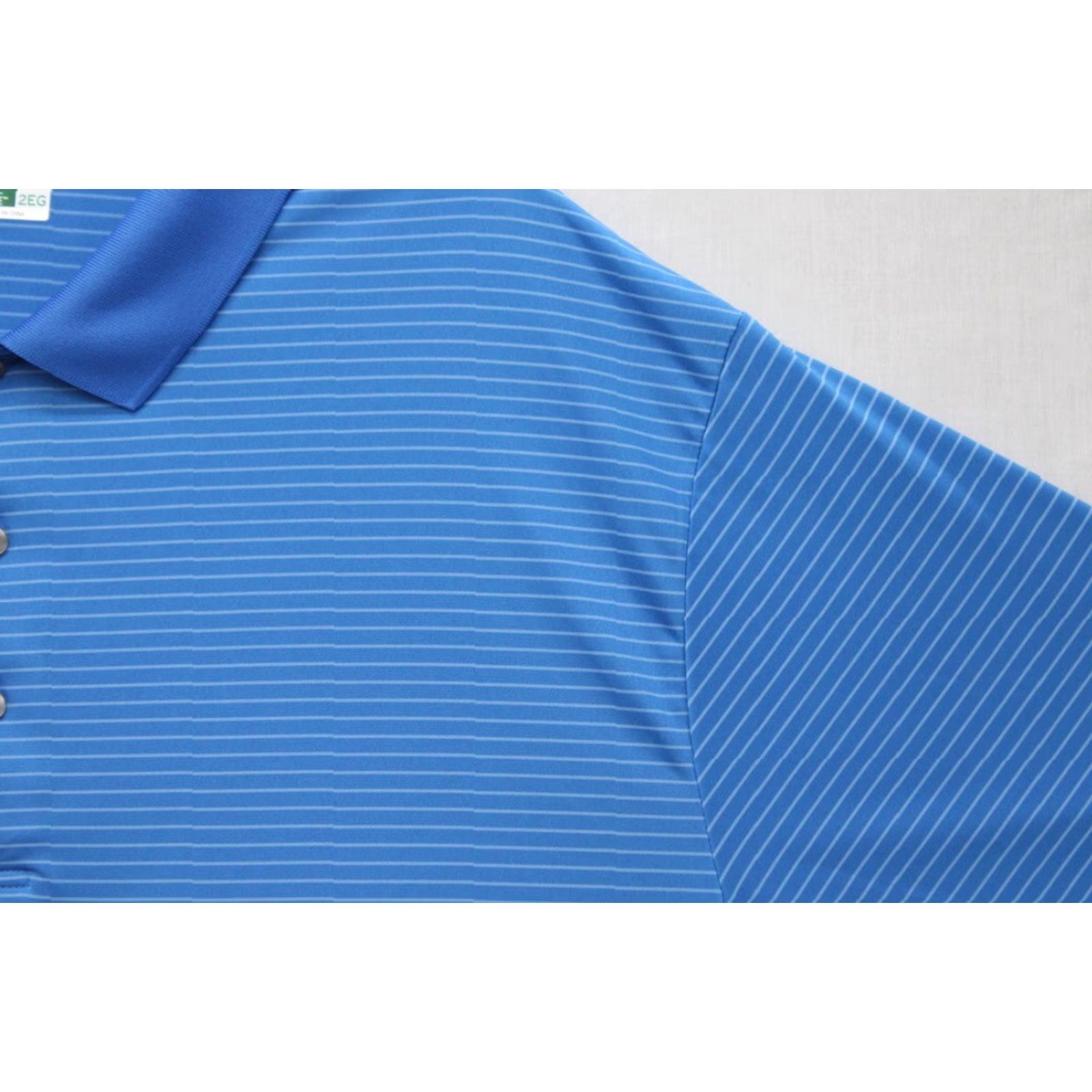 Hogan VINTAGE Ben Hogan Performance Polo Shirt Men's 2XL Blue Stripes Preppy Golfer Modern Size US XXL / EU 58 / 5 - 2 Thumbnail