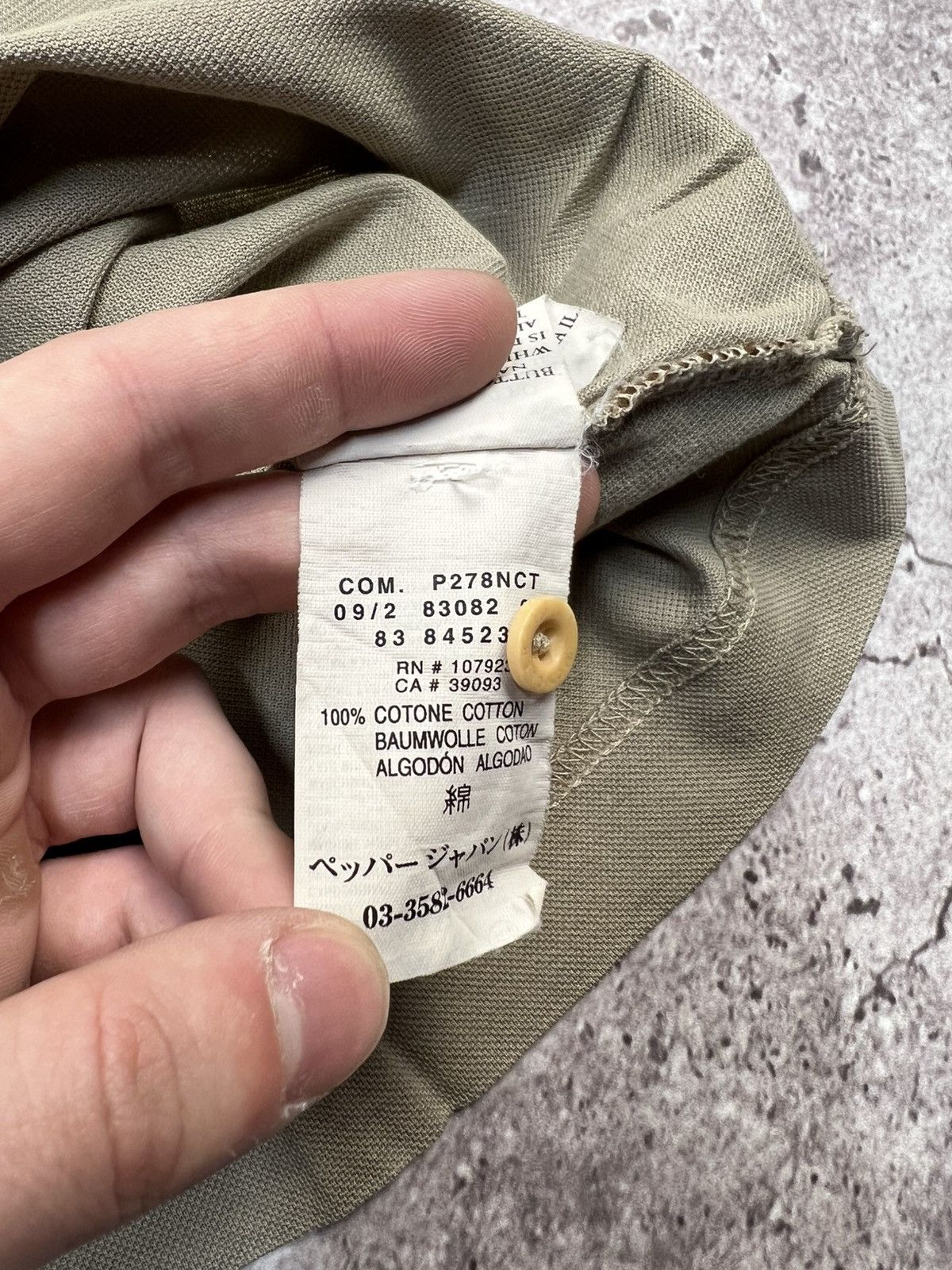 Moncler MONCLER Vintage Luxury Polo Old Money Basic Beige 90s Size US XL / EU 56 / 4 - 7 Thumbnail