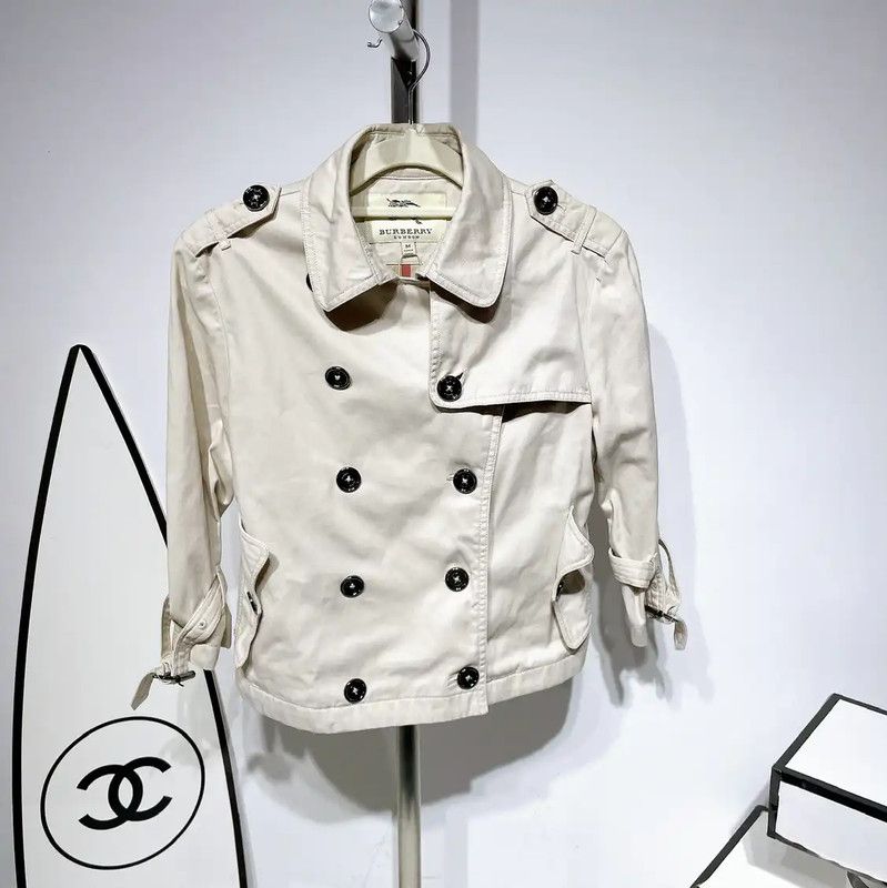 Burberry Burberry Women's Short Cotton Trench Coat Size M / US 6-8 / IT 42-44 - 1 Thumbnail