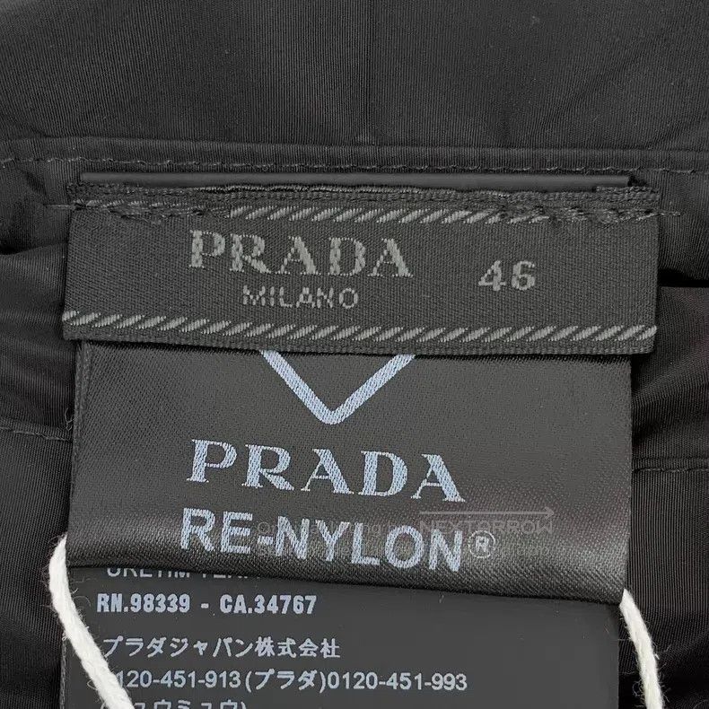 Prada Prada Black triangle wool stand-up collar zipper long-slee Size US S / EU 44-46 / 1 - 6 Thumbnail