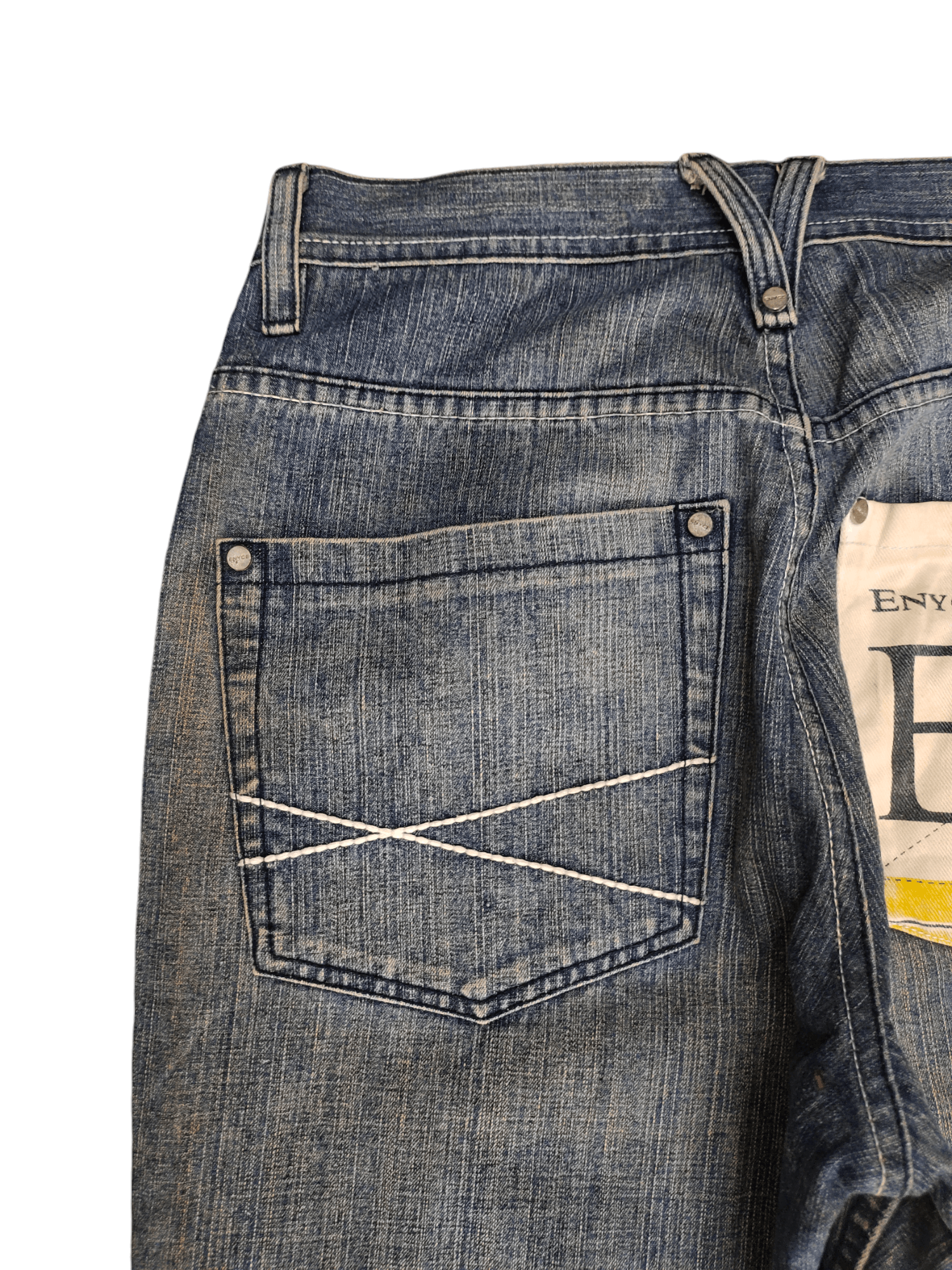 Enyce Crazy Vintage Y2k Enyce E96 Patches Jnco Style Baggy Jeans Size US 32 / EU 48 - 4 Thumbnail